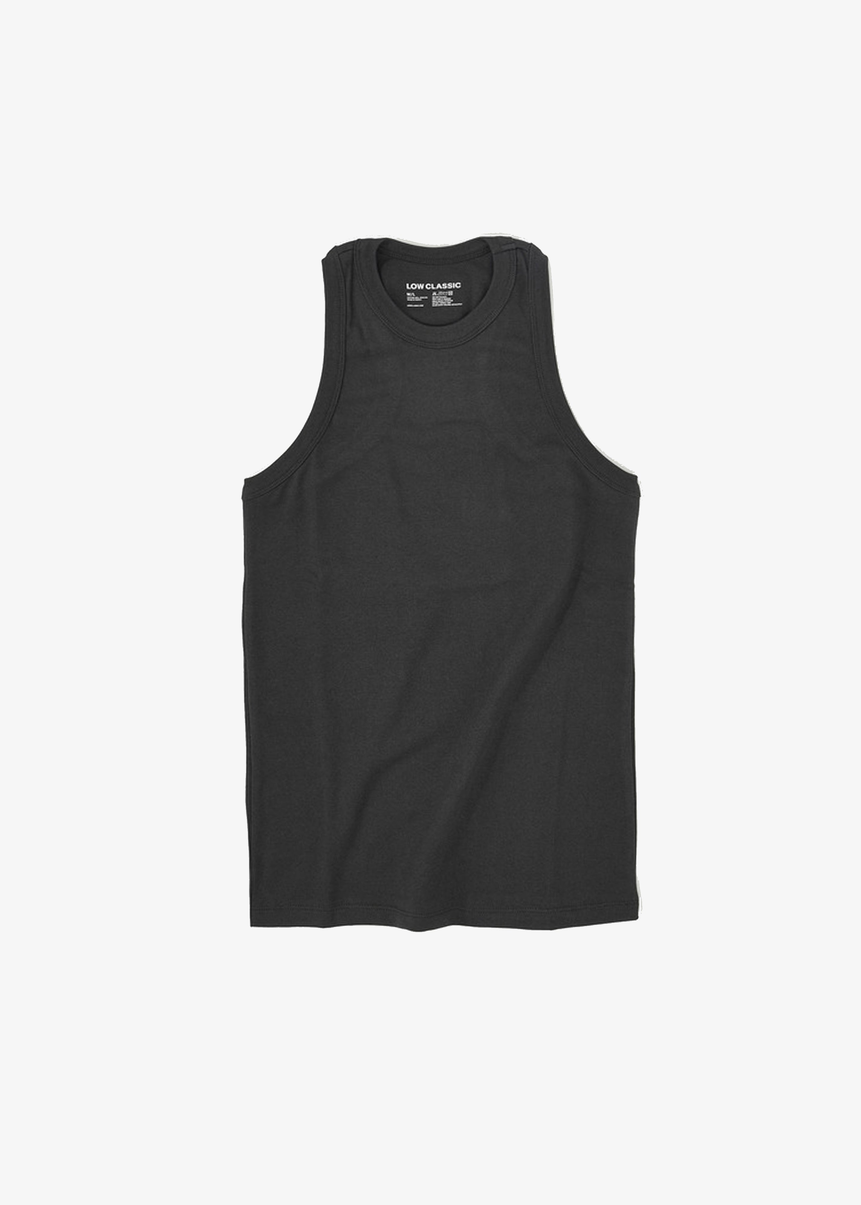 Low Classic Jersey Sleeveless Top - Charcoal - 7