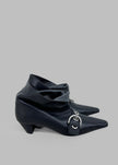 Low Classic Belted Ankle Boots - Black