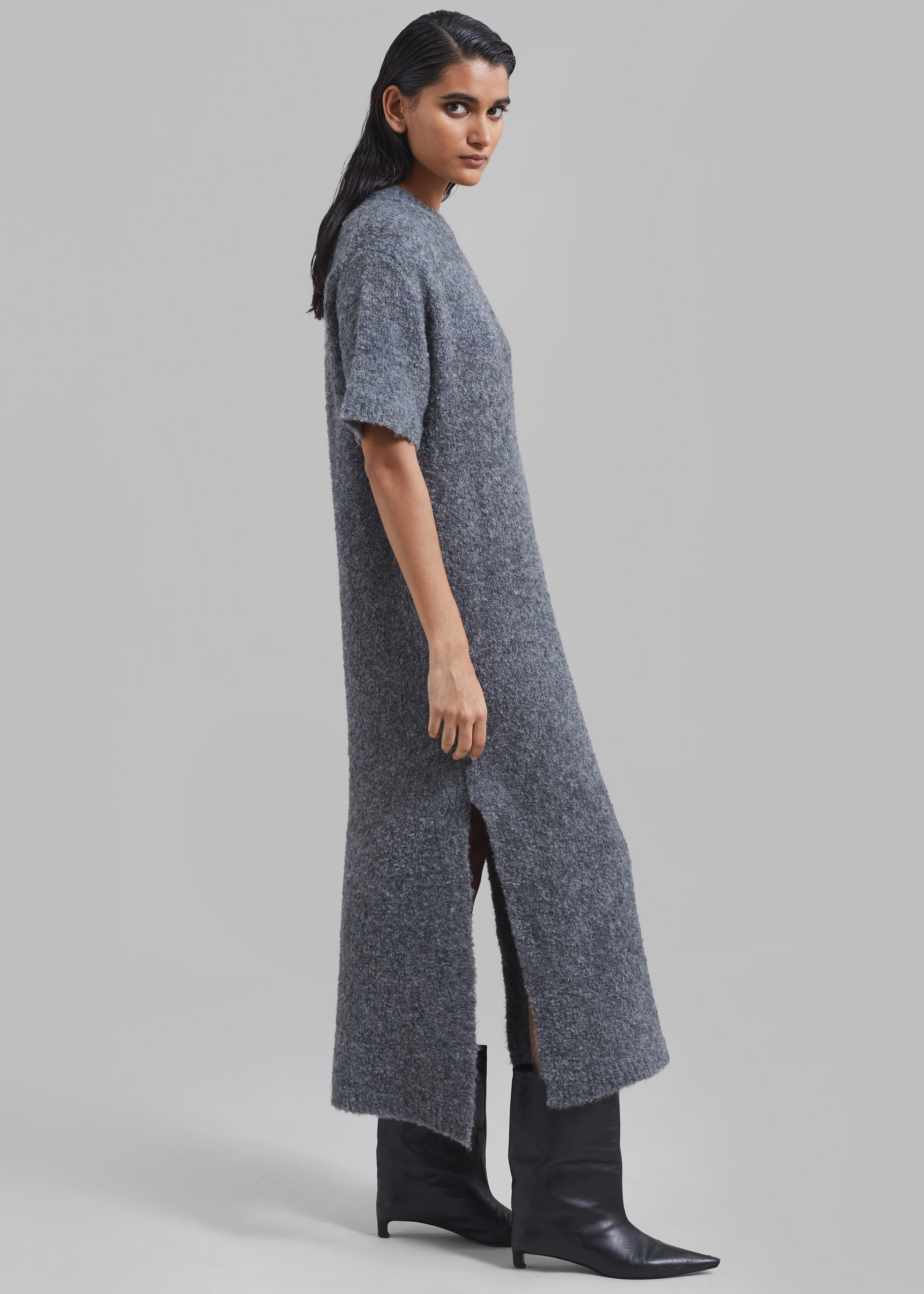 Luz Knit Dress - Grey - 6