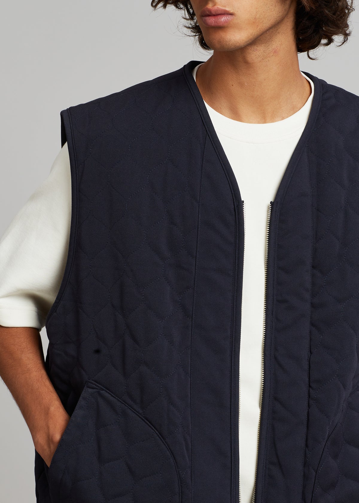 Lant Reversible Vest - Navy - 3