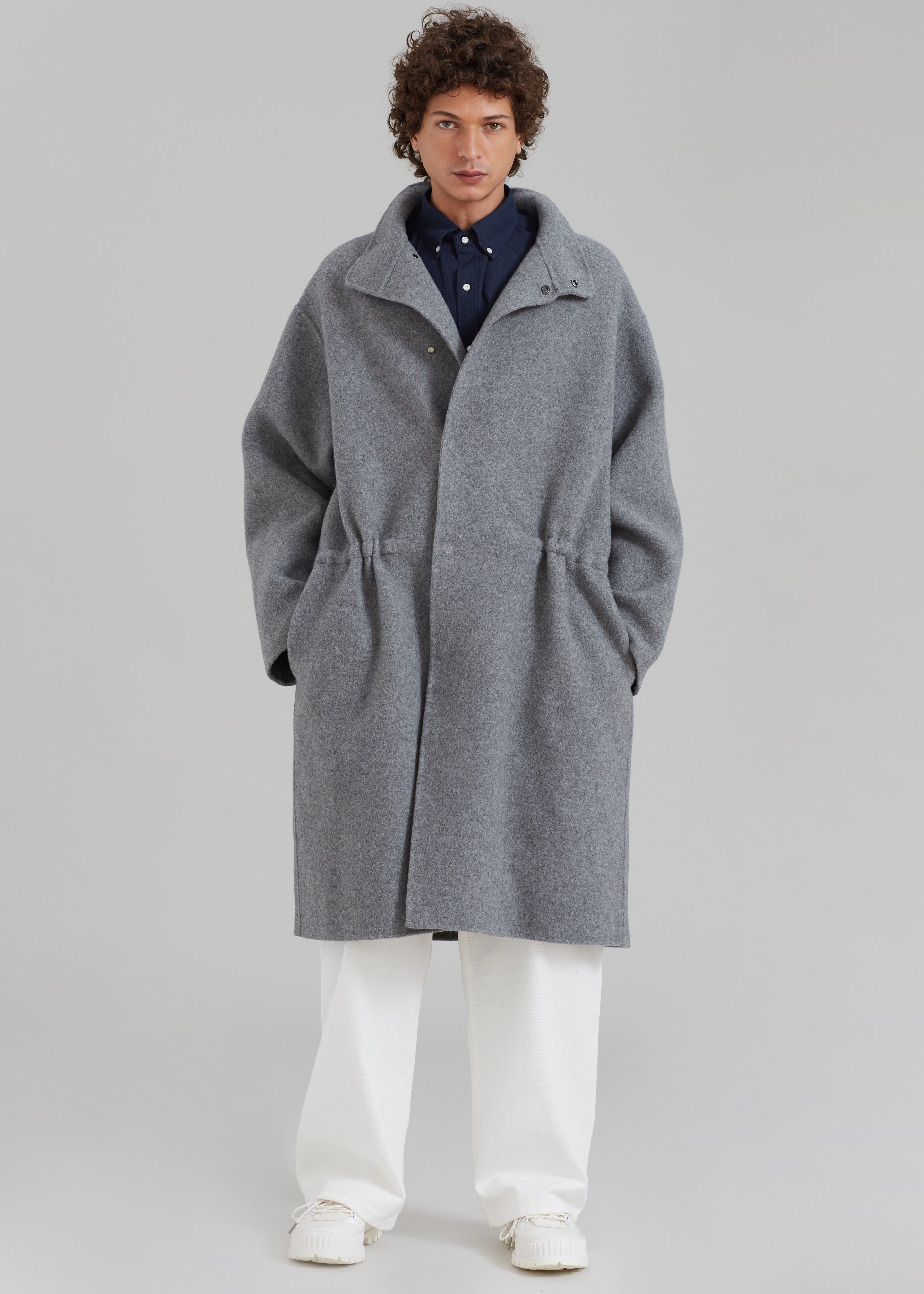 Lawson Coat - Grey Melange - 1
