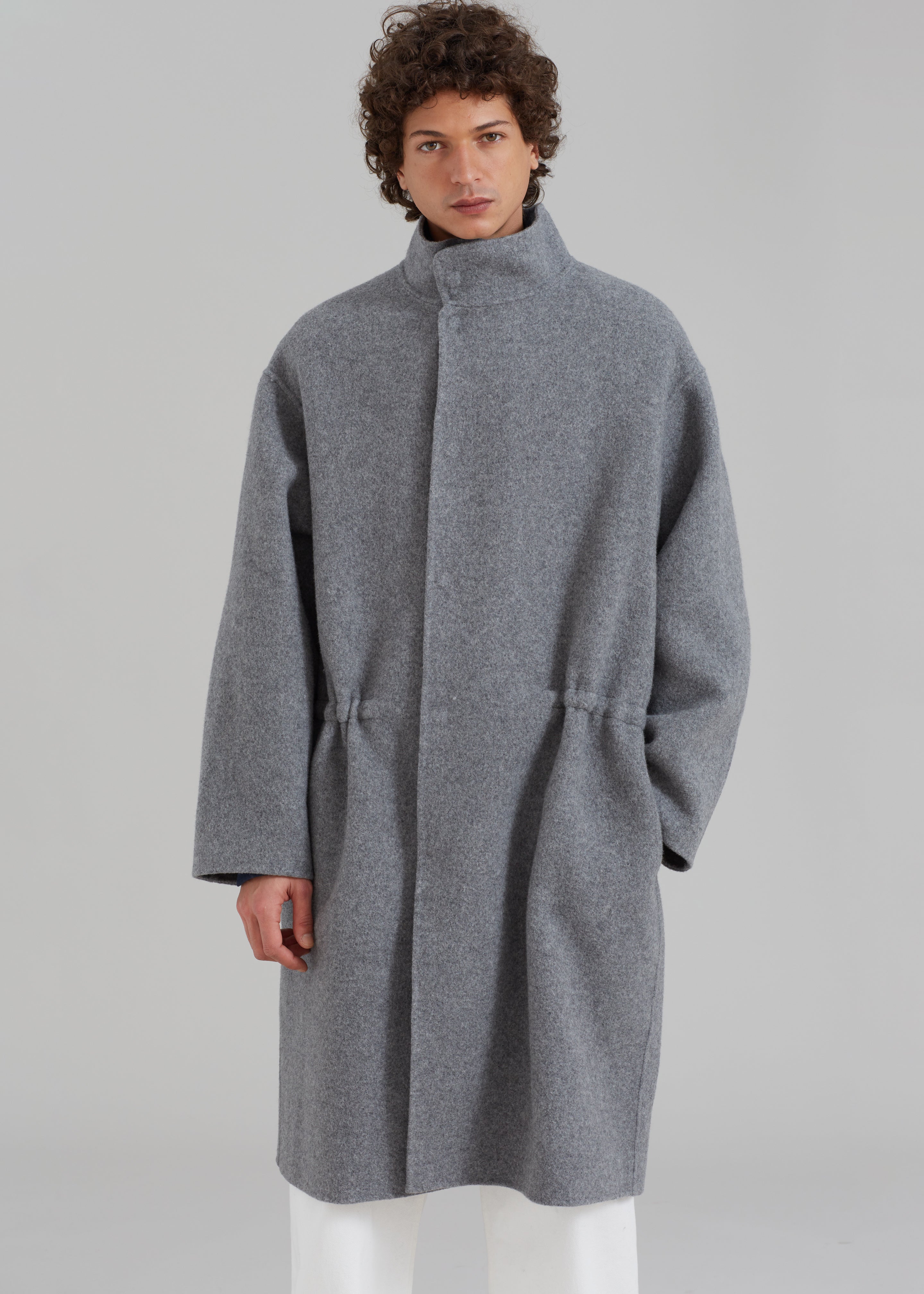 Lawson Coat - Grey Melange - 2
