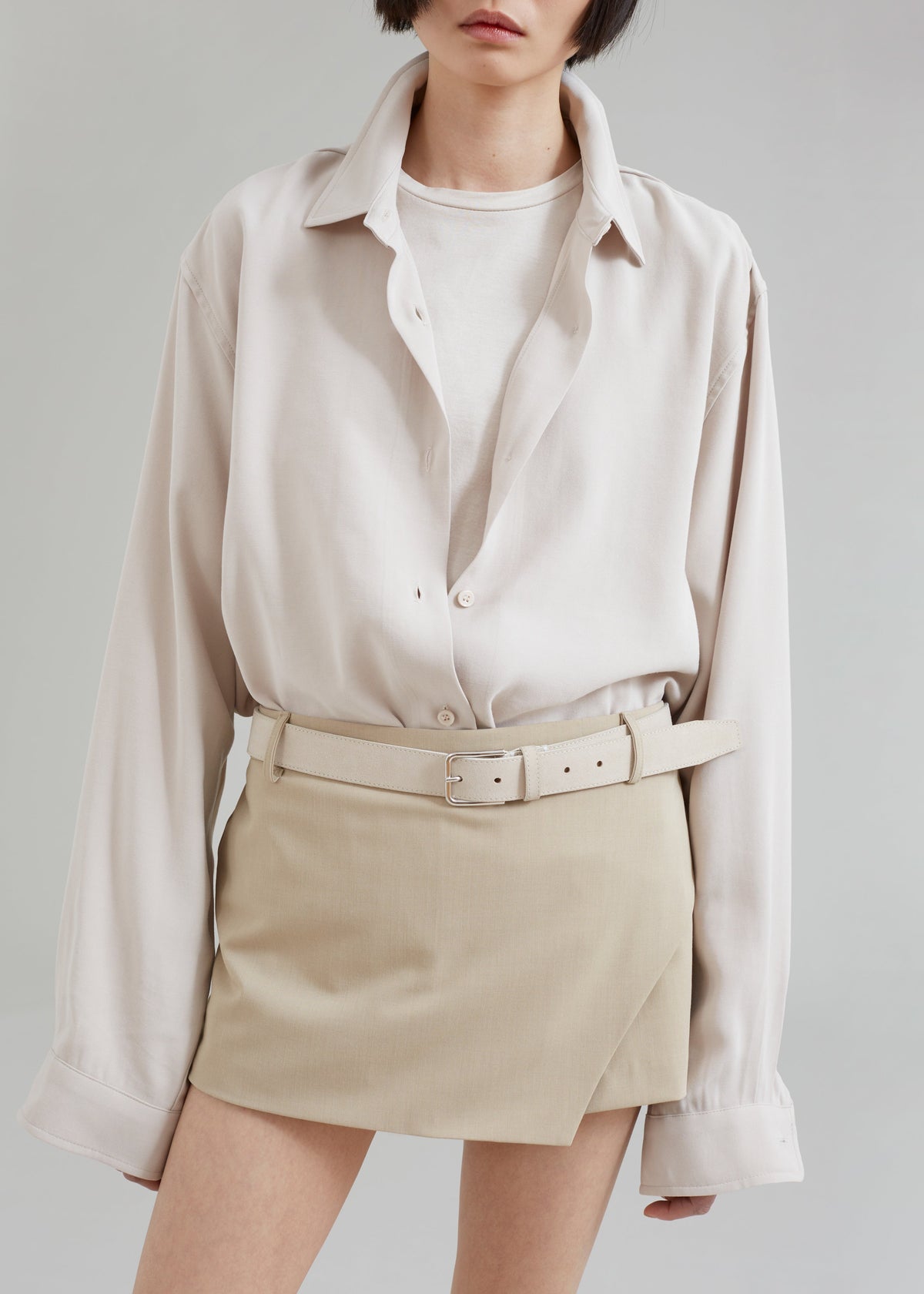 Verona Mini Skort - Beige - 5