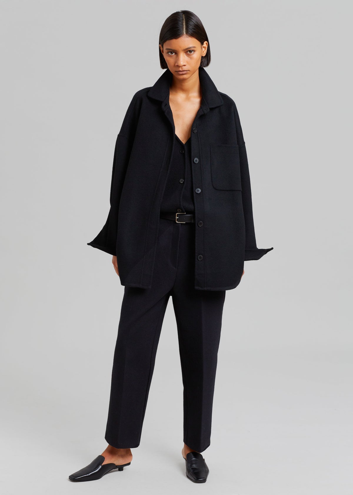Lutte Overshirt Vest - Black - 5