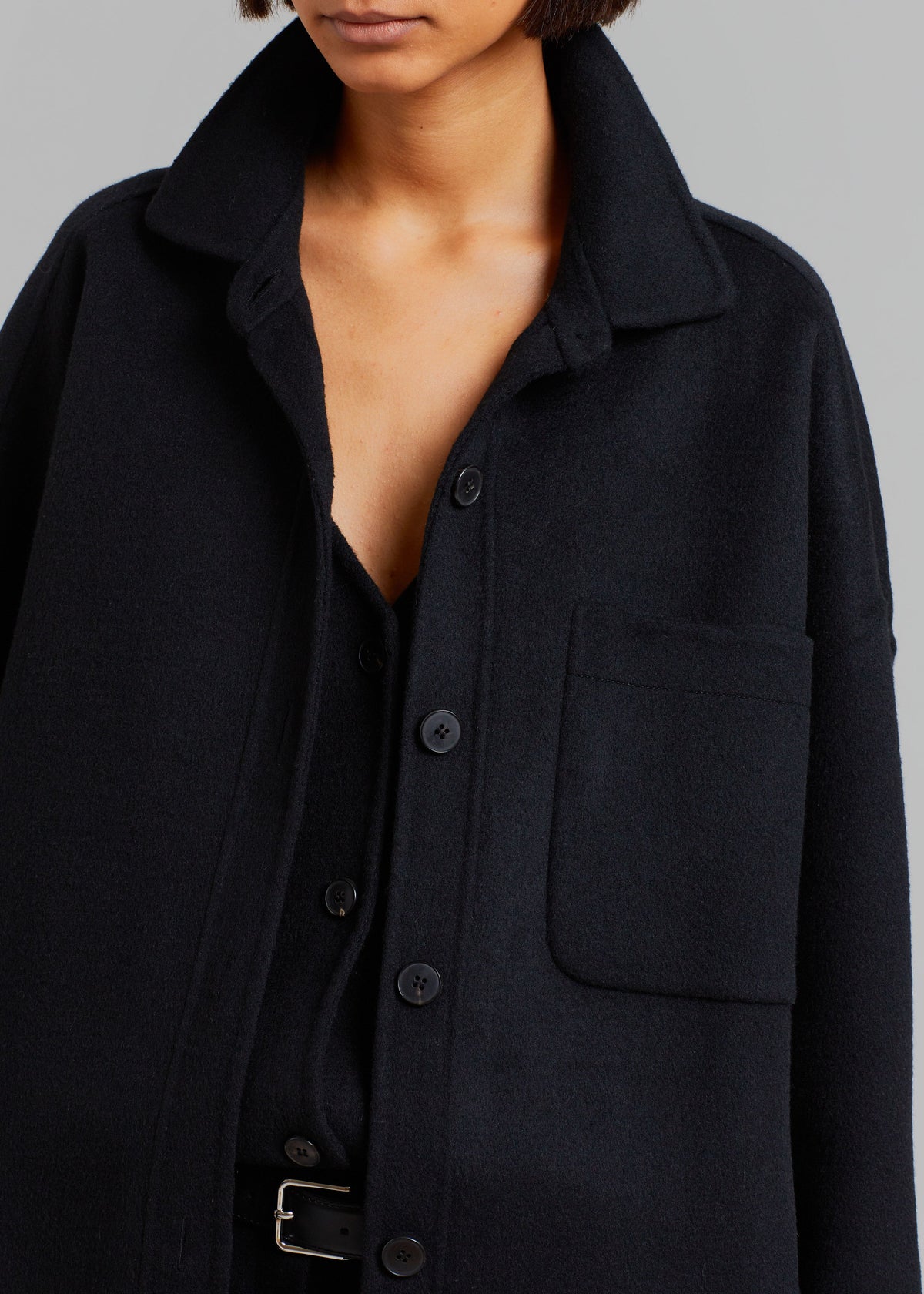 Lutte Overshirt Vest - Black - 3