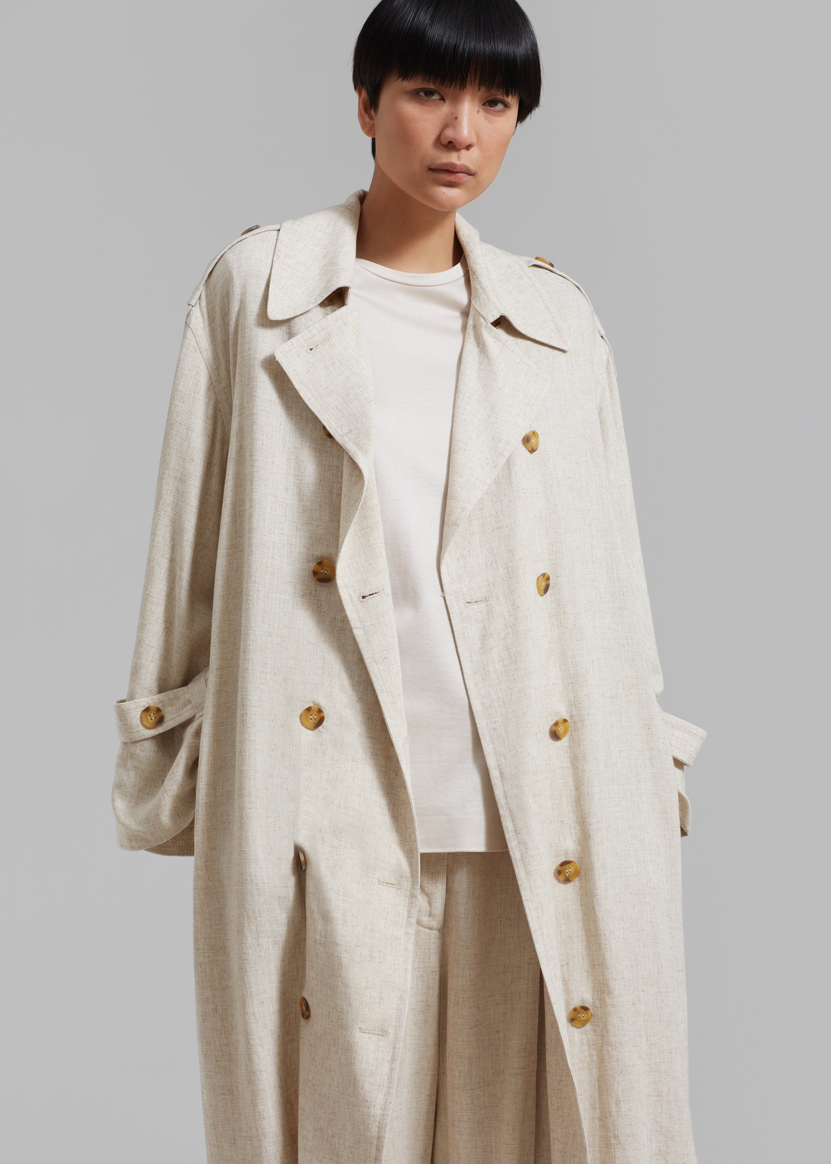 By Malene Birger Alanise Trench Undyed