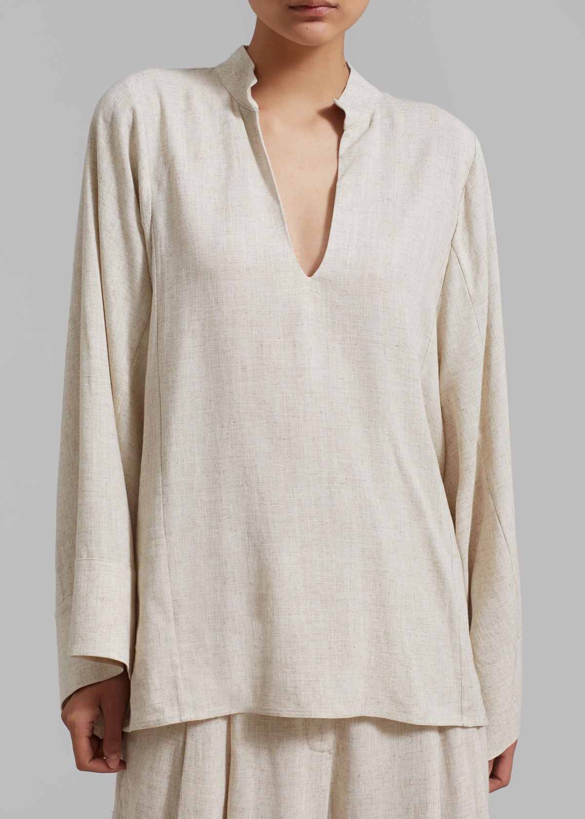 By Malene Birger Lomaria Blouse - Undyed - 4