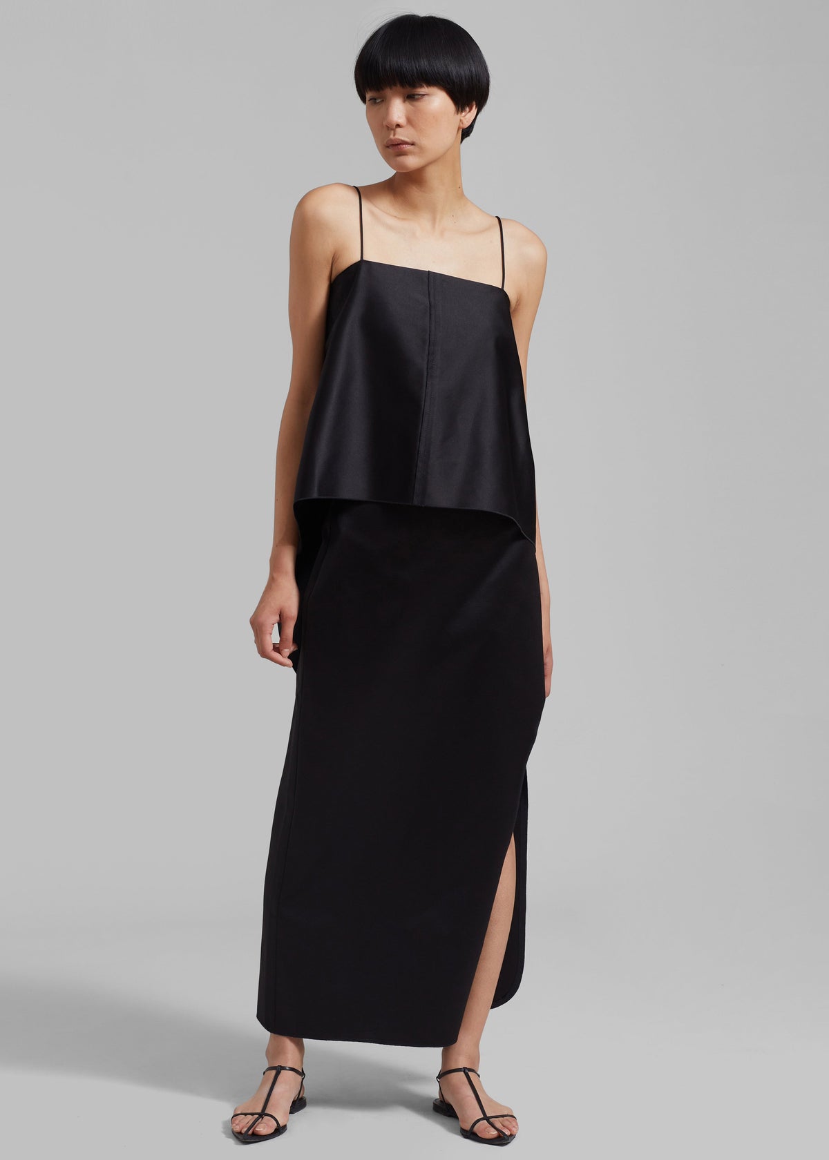 By Malene Birger Wick Midi Skirt - Black - 3