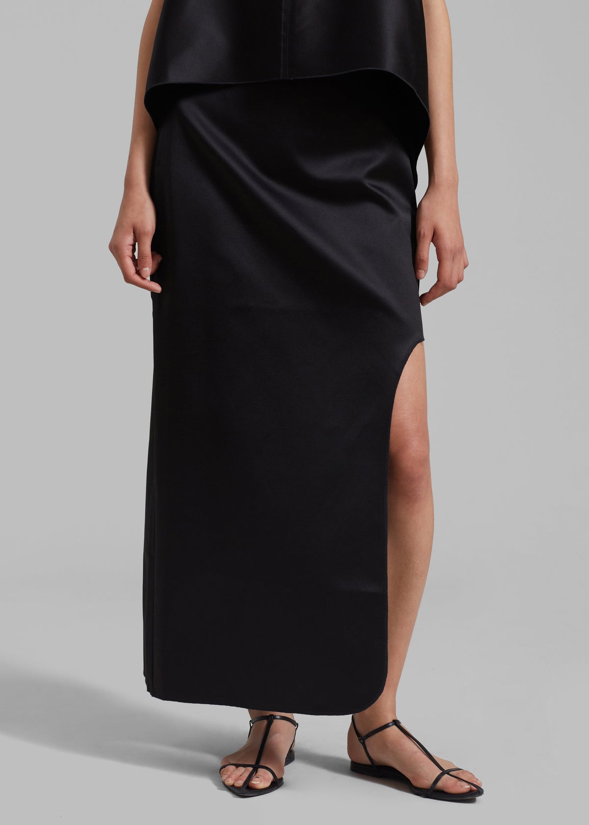 By Malene Birger Wick Midi Skirt - Black - 8