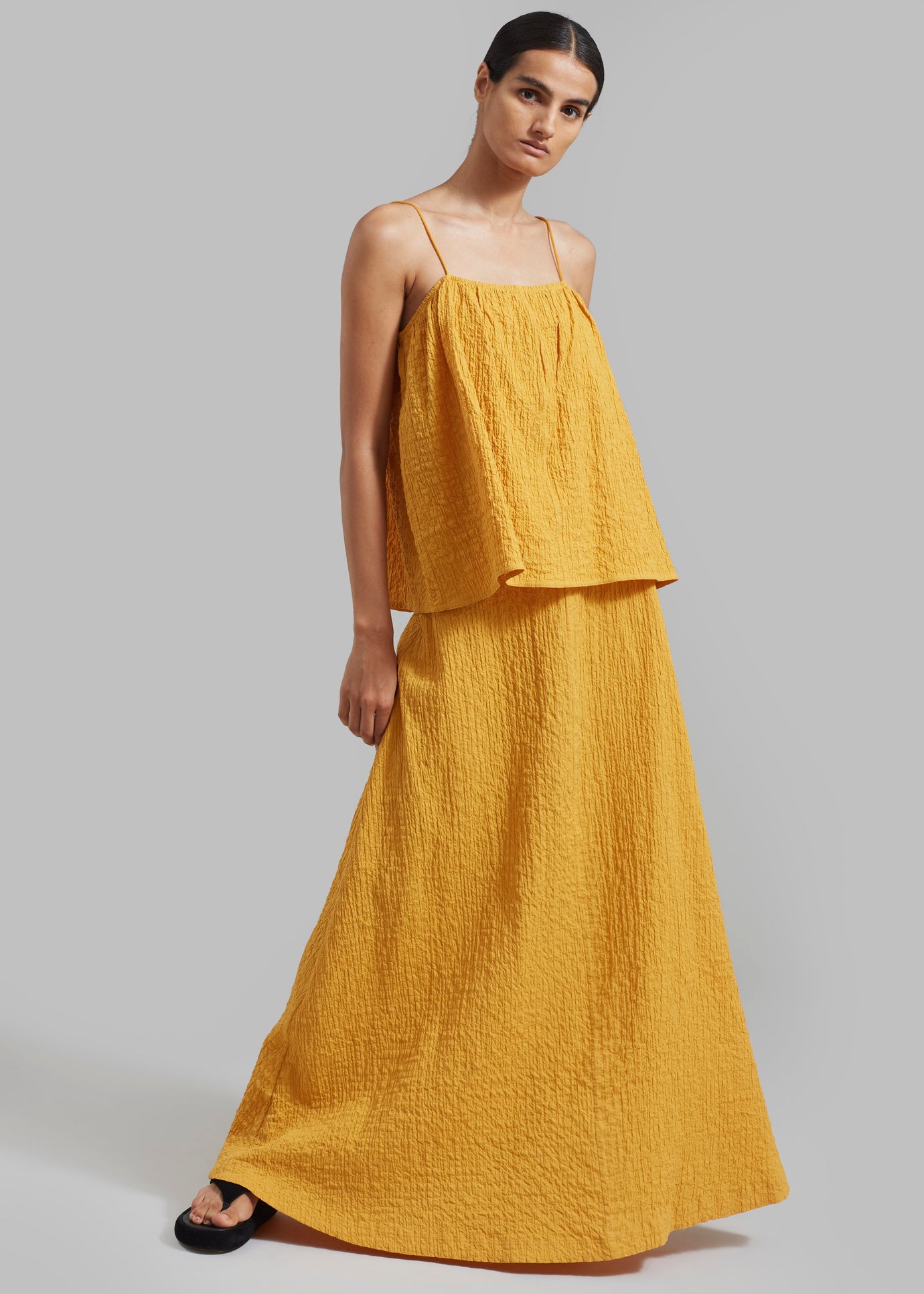 By Malene Birger Taci Organic Cotton Skirt - Yellow Sunset