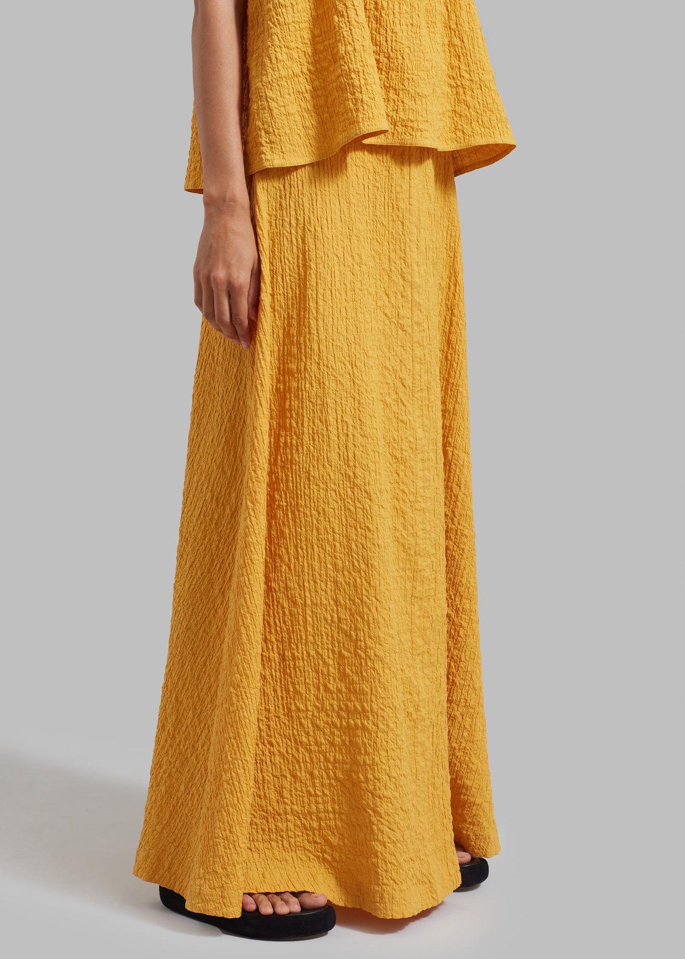 By Malene Birger Taci Organic Cotton Skirt - Yellow Sunset - 1
