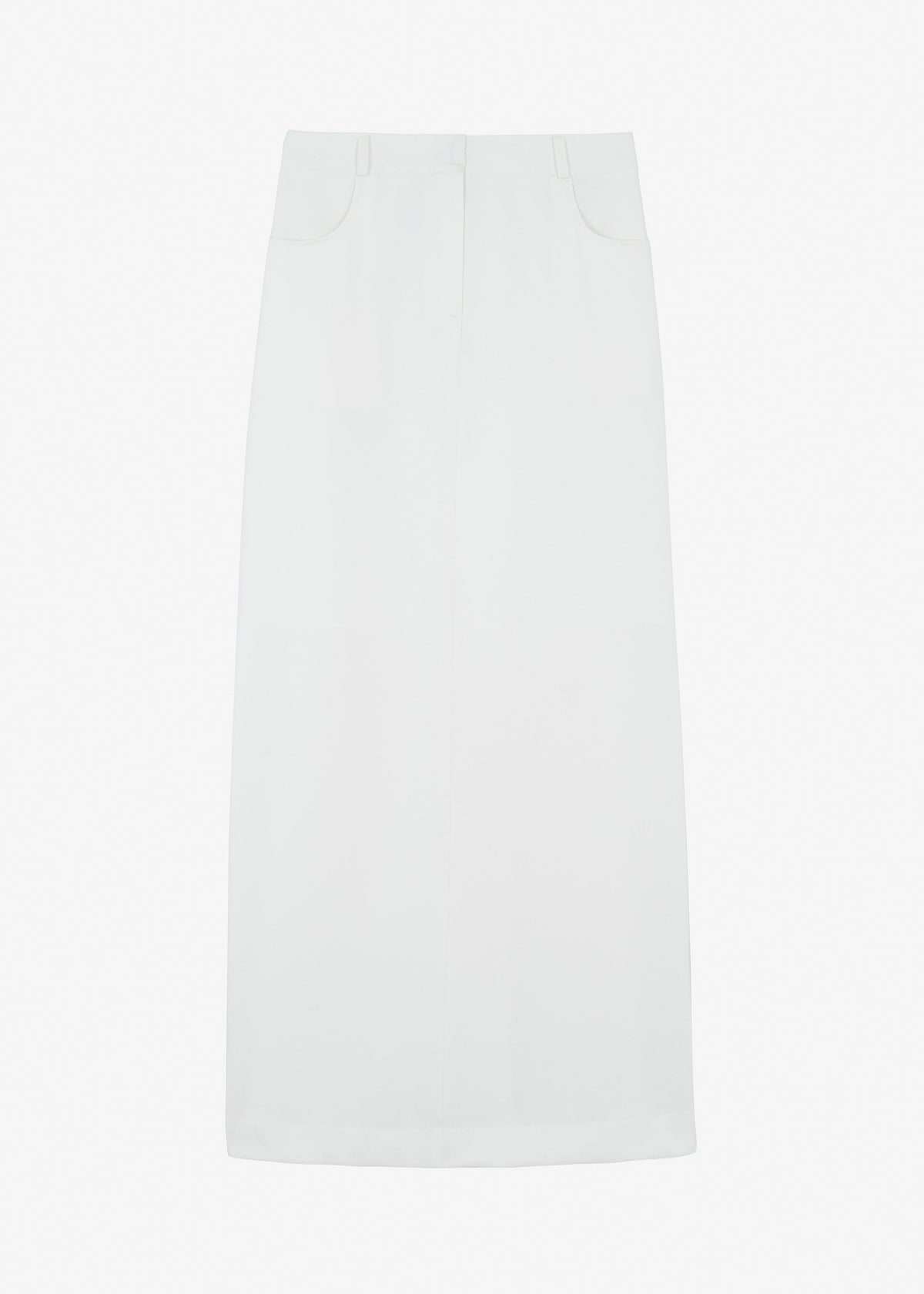 Malvo Long Pencil Skirt - White - 7