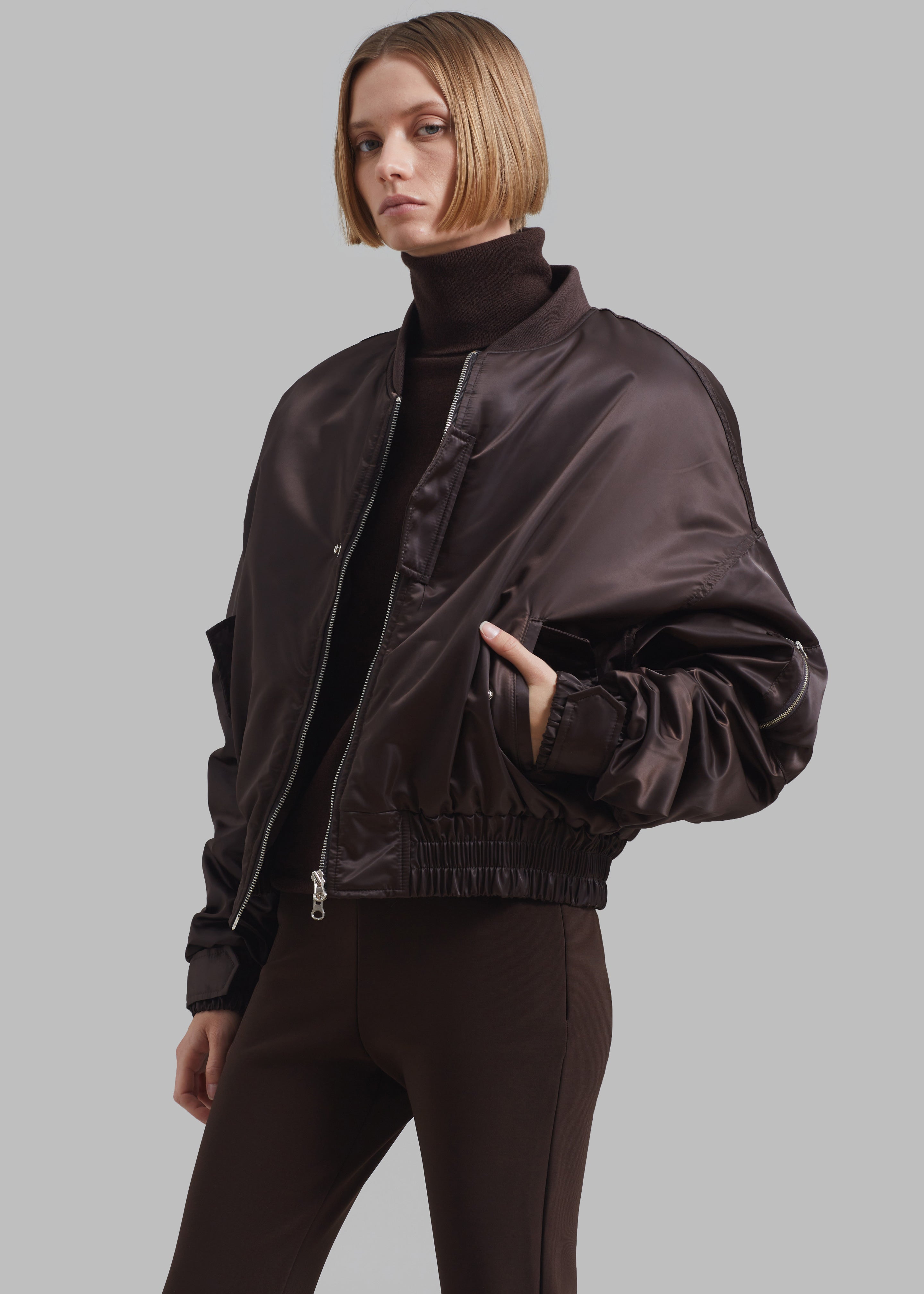 Marly Bomber - Brown - 4