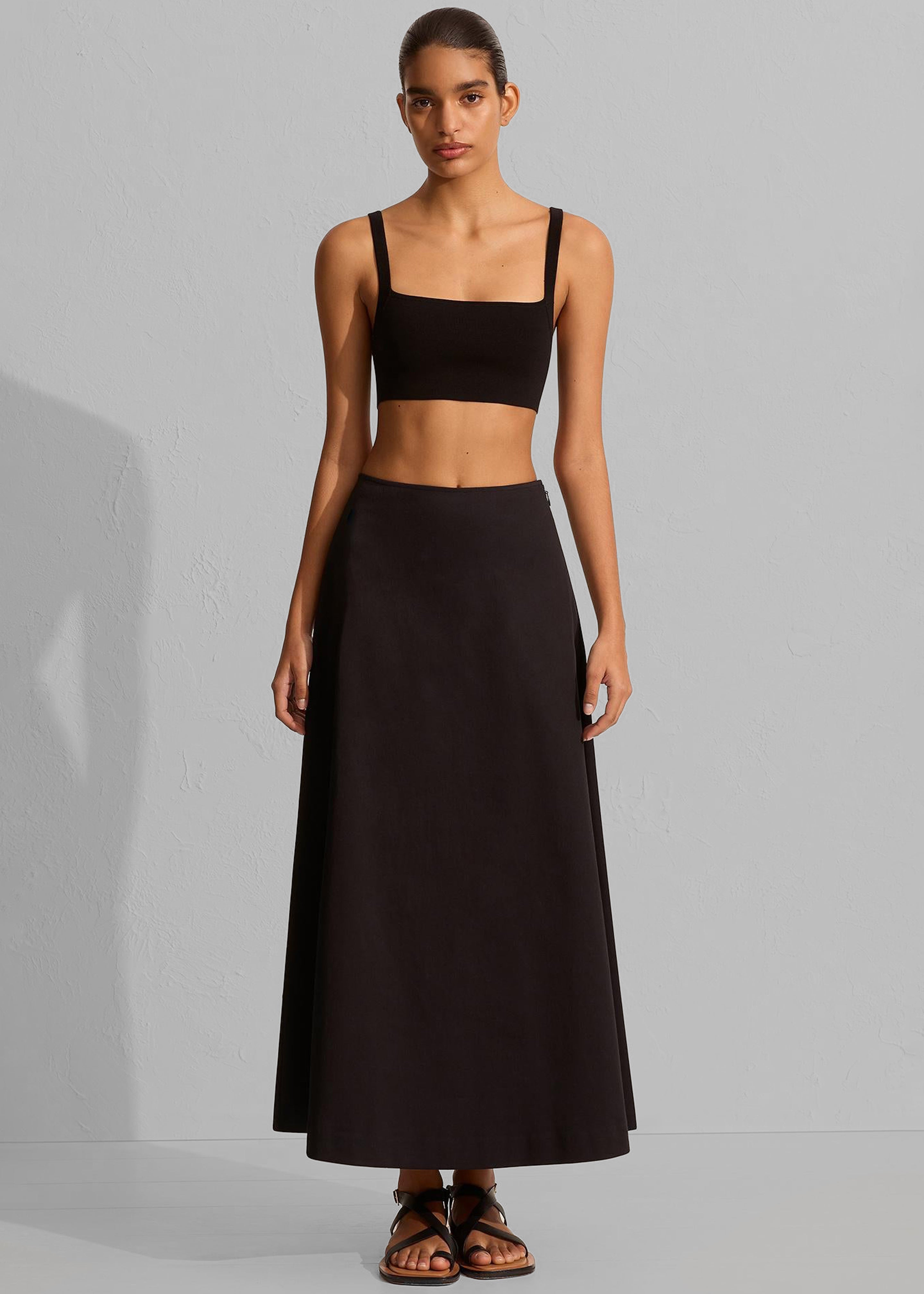 Matteau A-Line Skirt - Black - 1