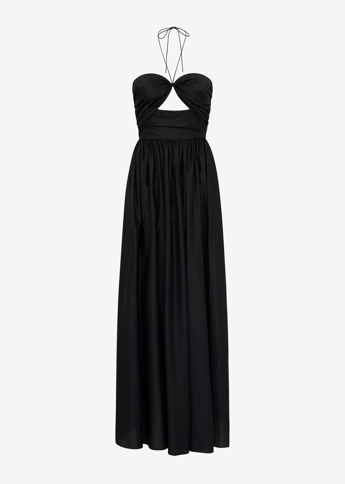 Matteau Bandeau Rouched Sundress - Black - 7