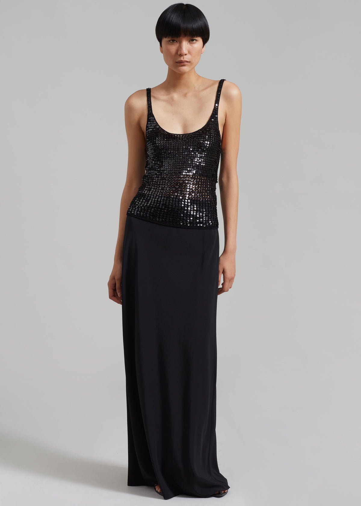 Matteau Bias Elastic Skirt - Black - 3