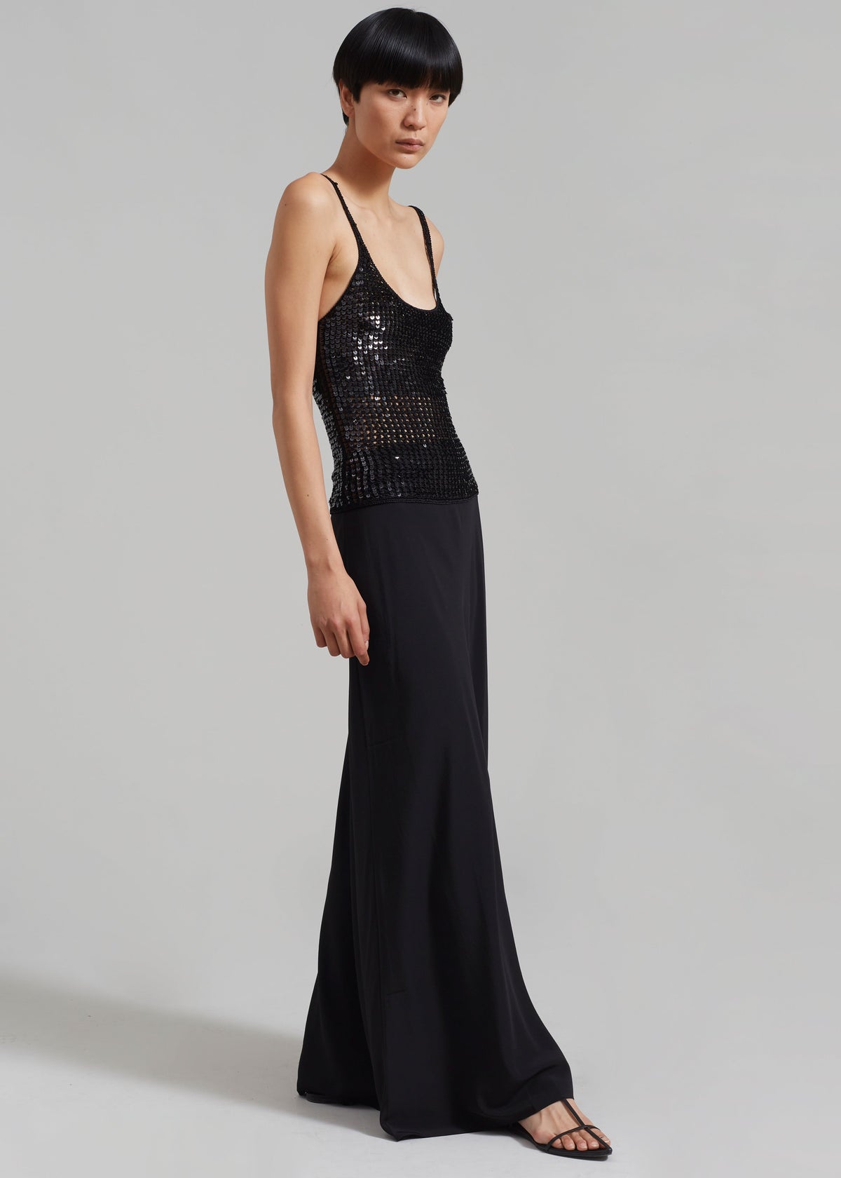 Matteau Bias Elastic Skirt - Black - 1