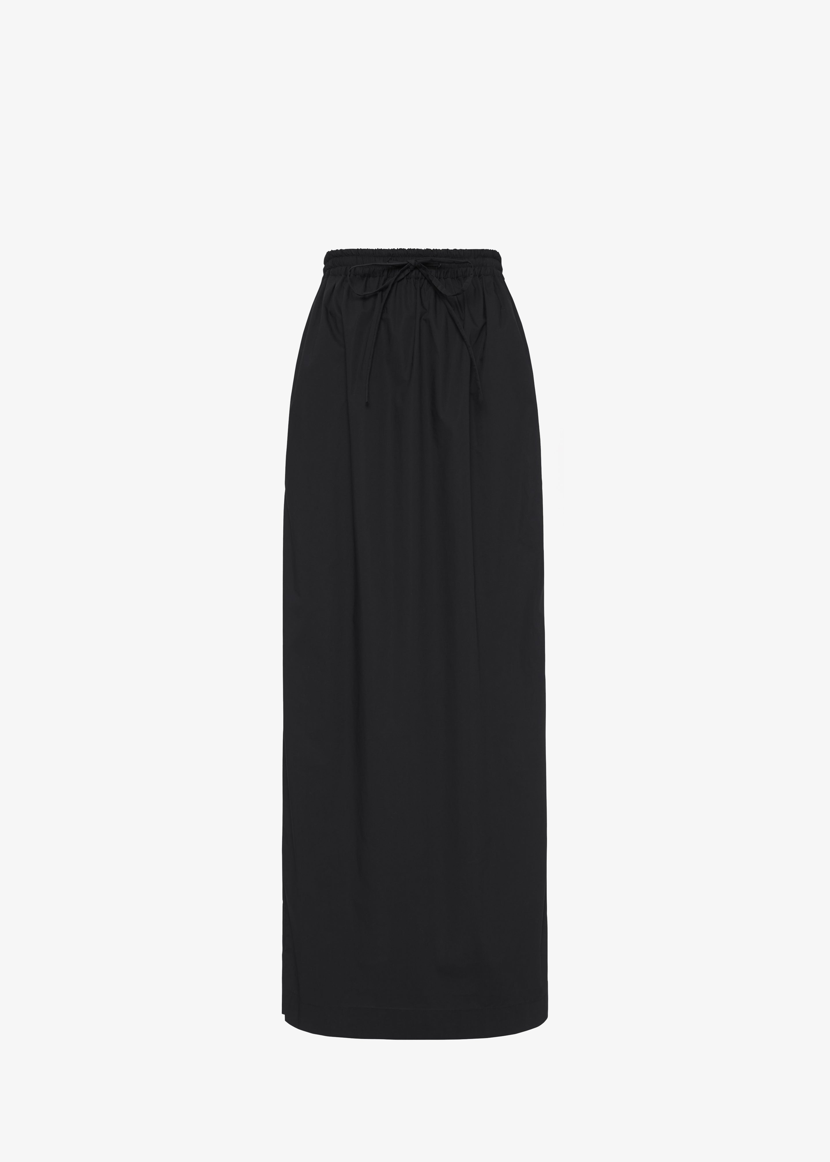 Matteau Relaxed Drawcord Skirt - Black - 8