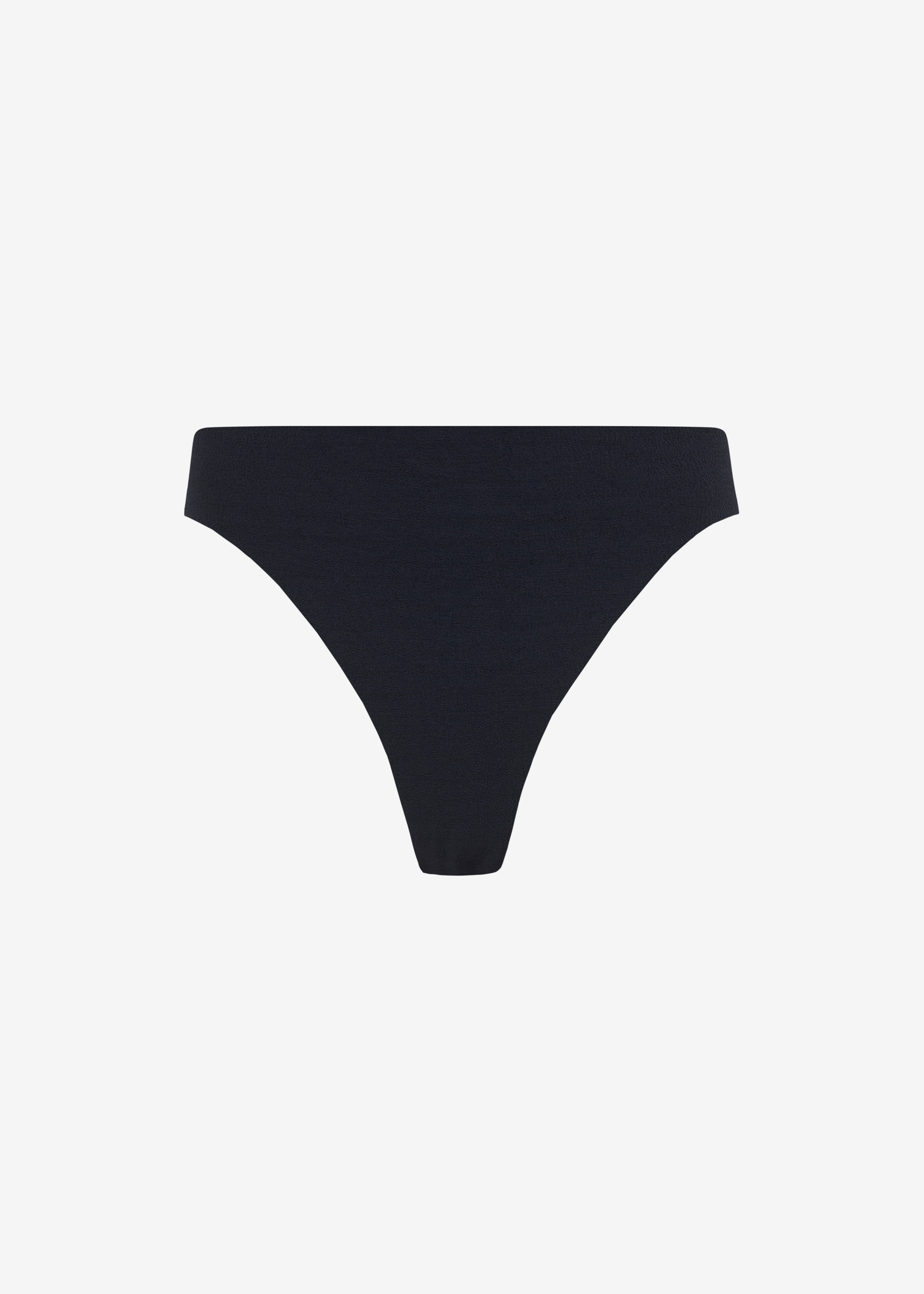 Matteau Nineties High Waist Bikini Brief - Navy Crinkle - 6