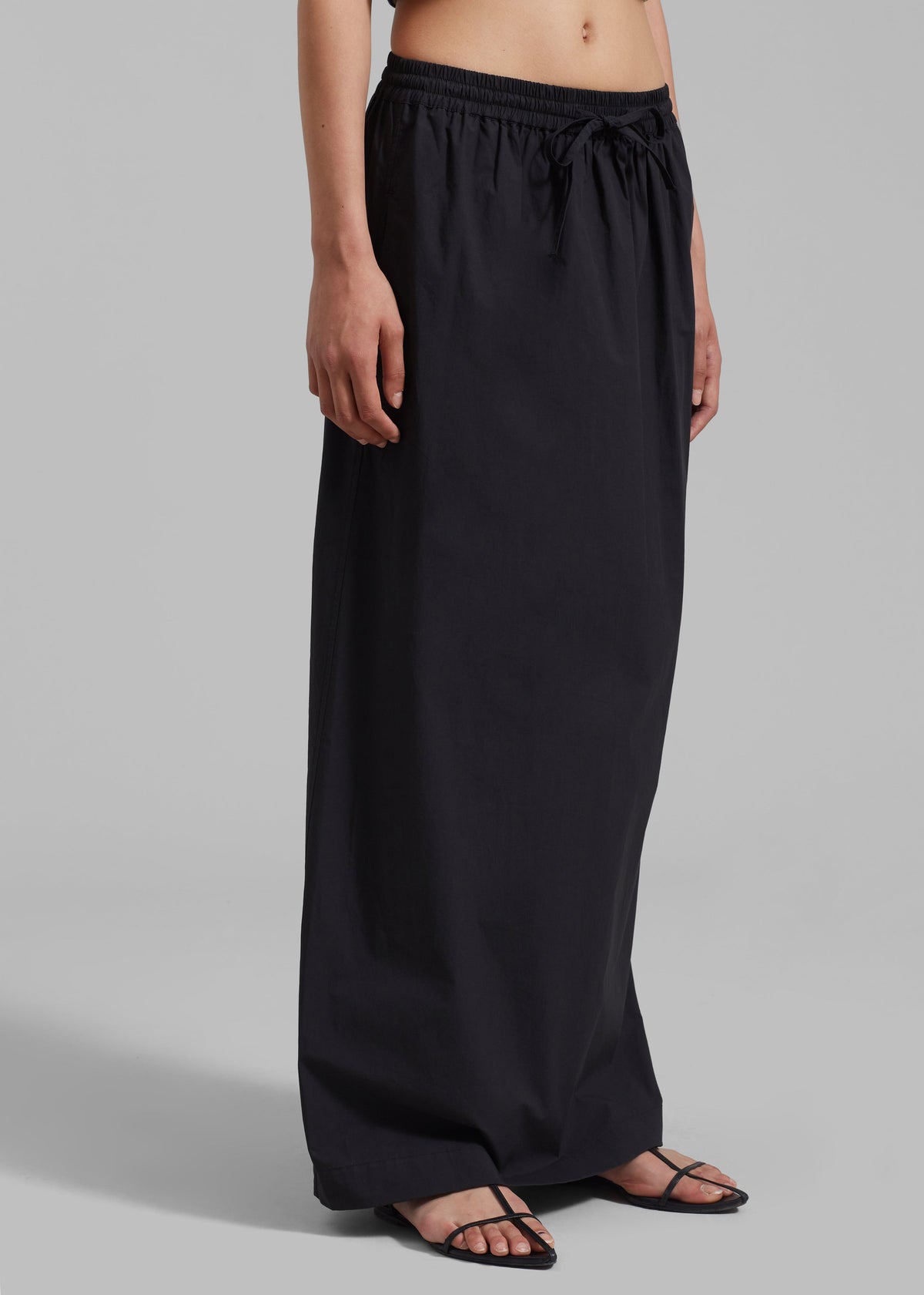 Matteau Relaxed Drawcord Skirt - Black - 6