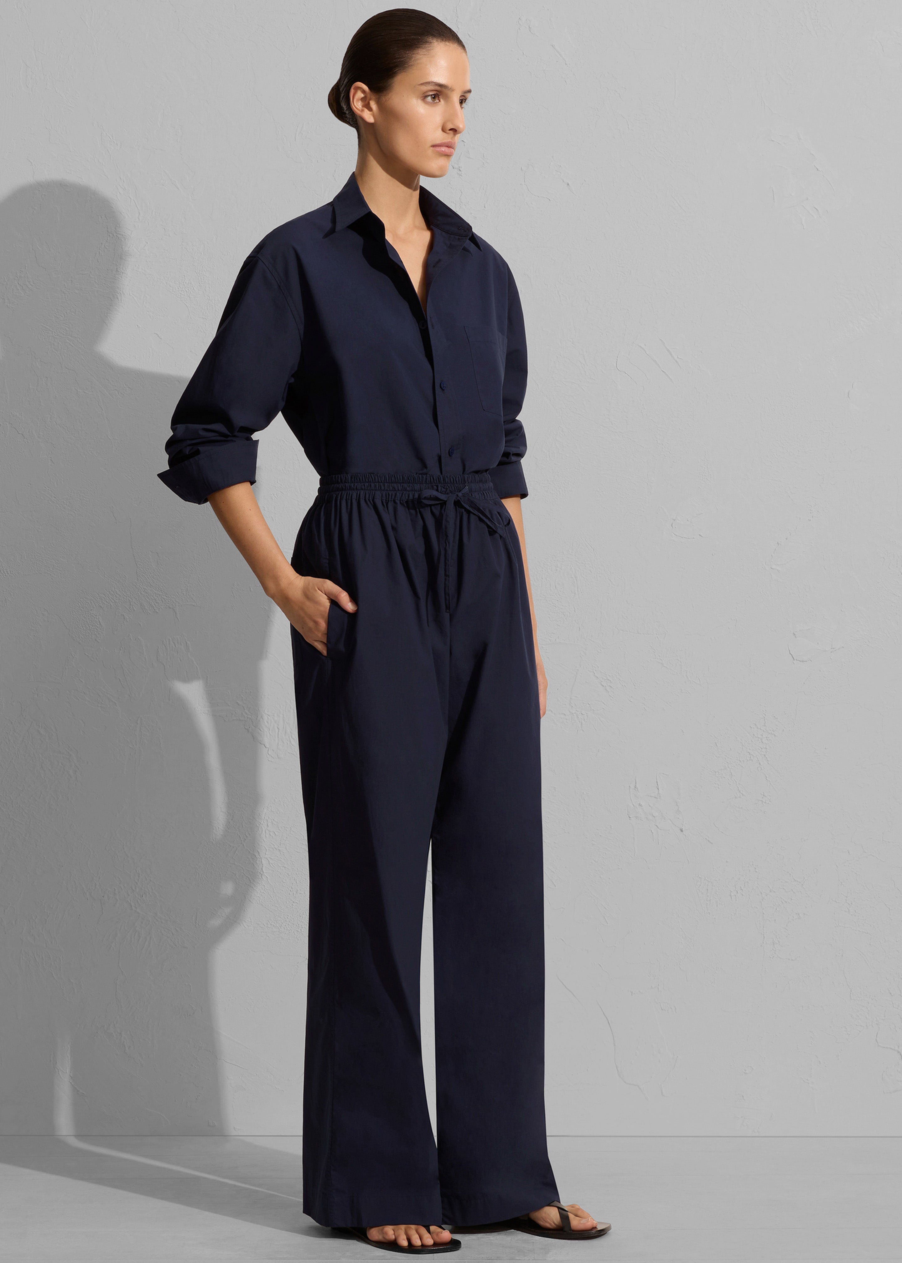 Matteau Relaxed Pant - Navy - 4