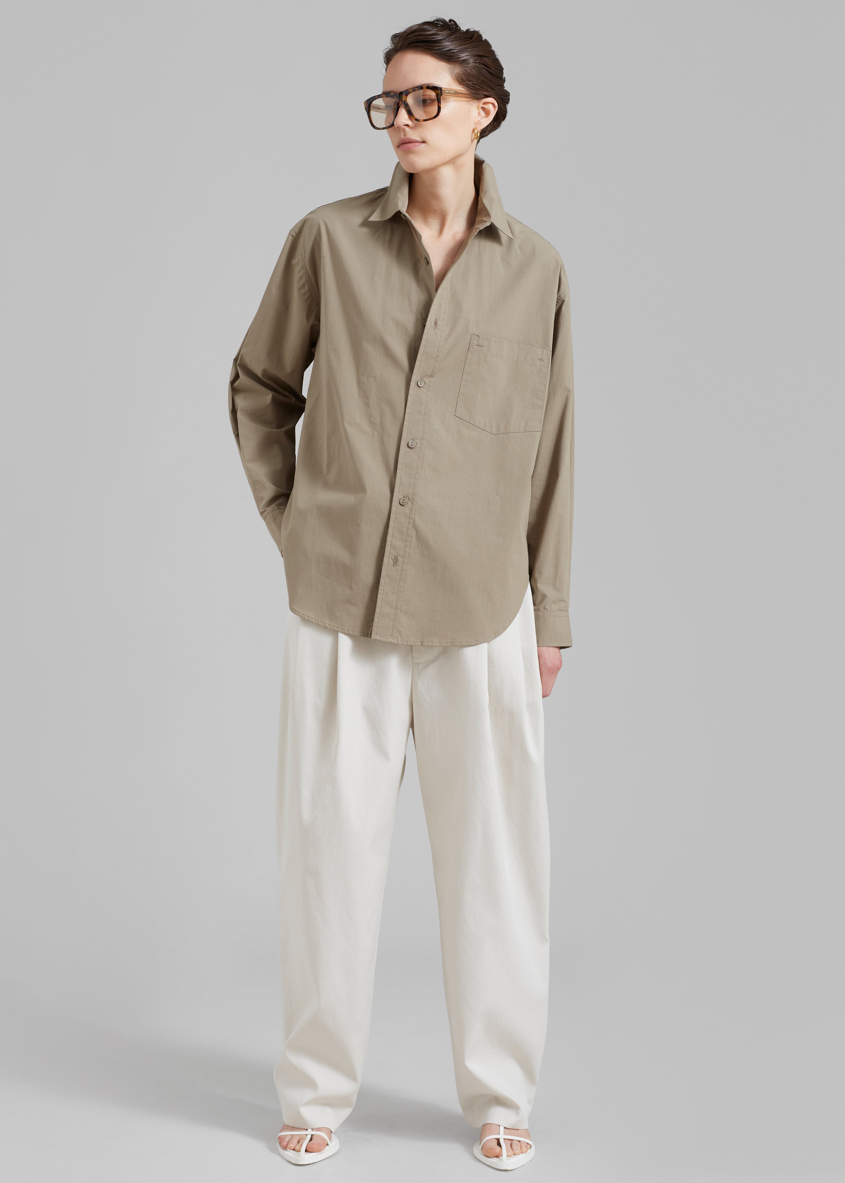 Matteau Relaxed Shirt - Taupe - 3