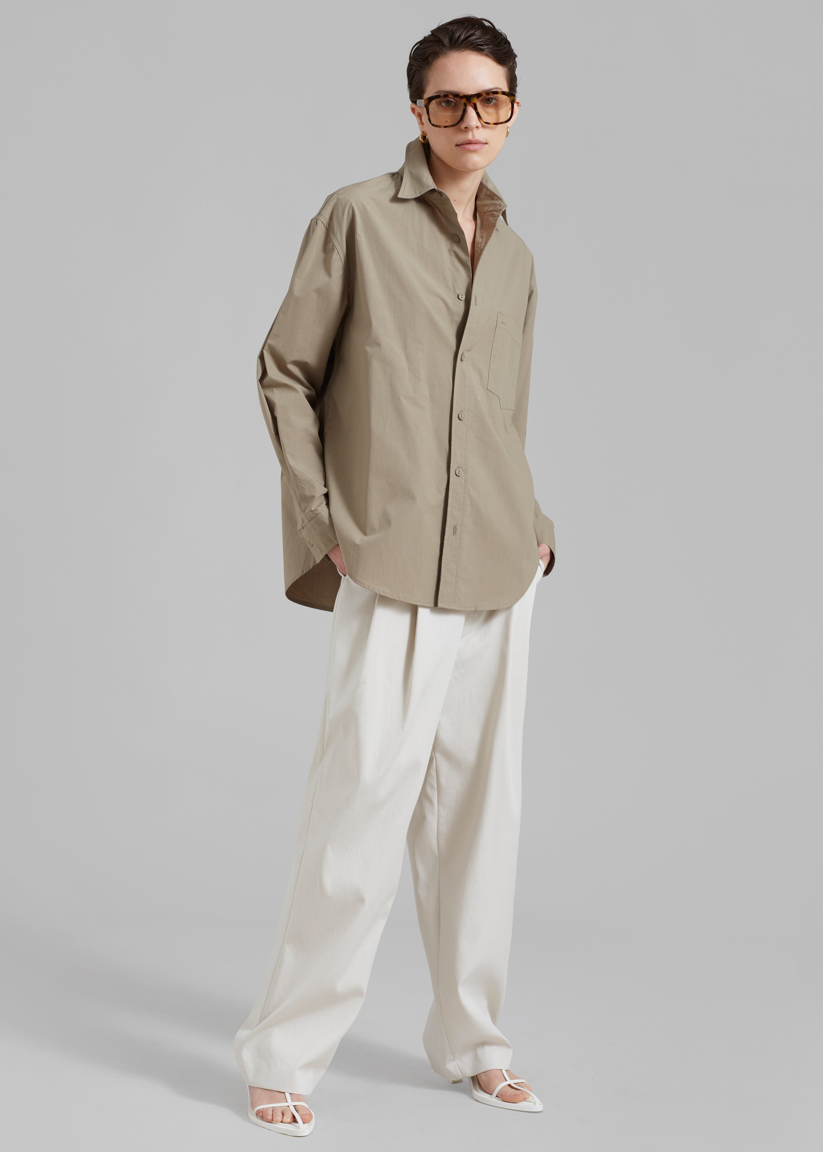 Matteau Relaxed Shirt - Taupe - 4