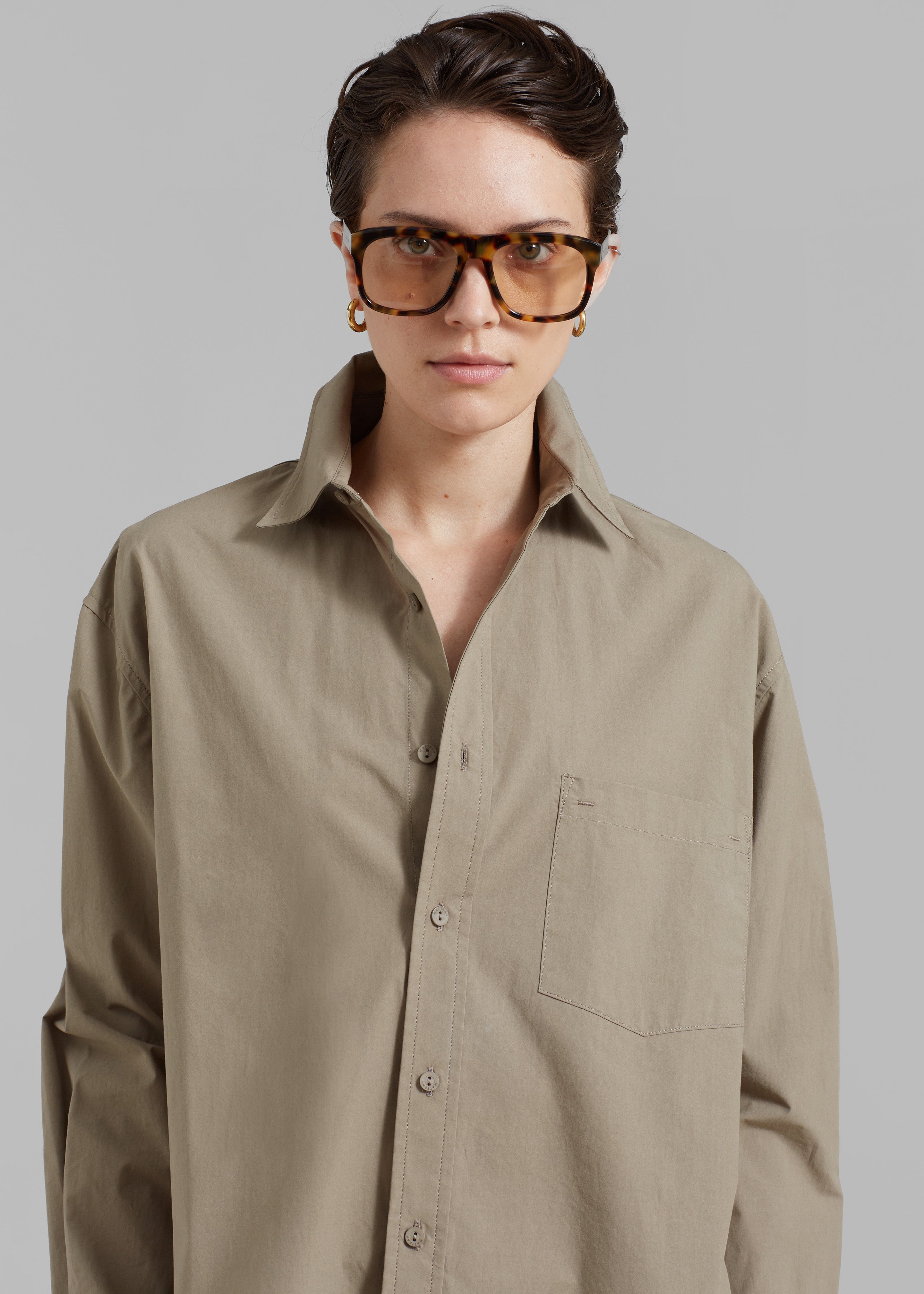 Matteau Relaxed Shirt - Taupe - 5