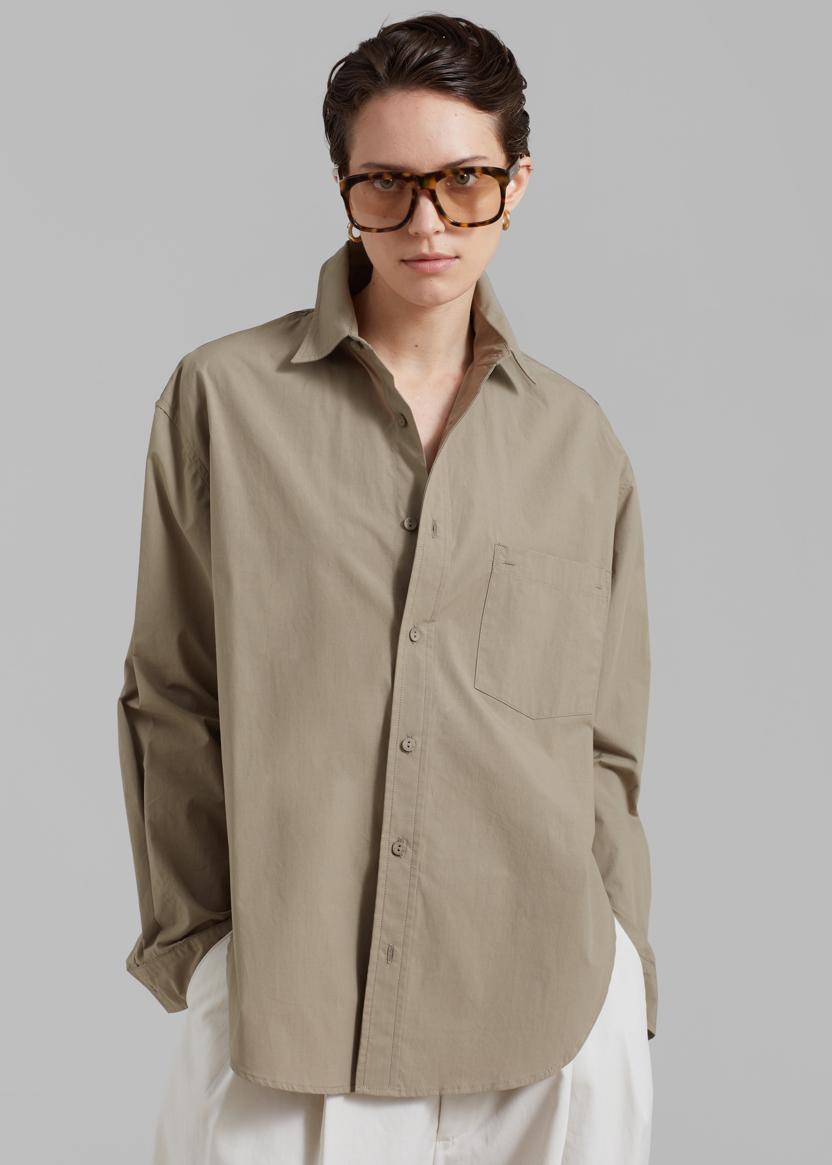 Matteau Relaxed Shirt - Taupe - 2