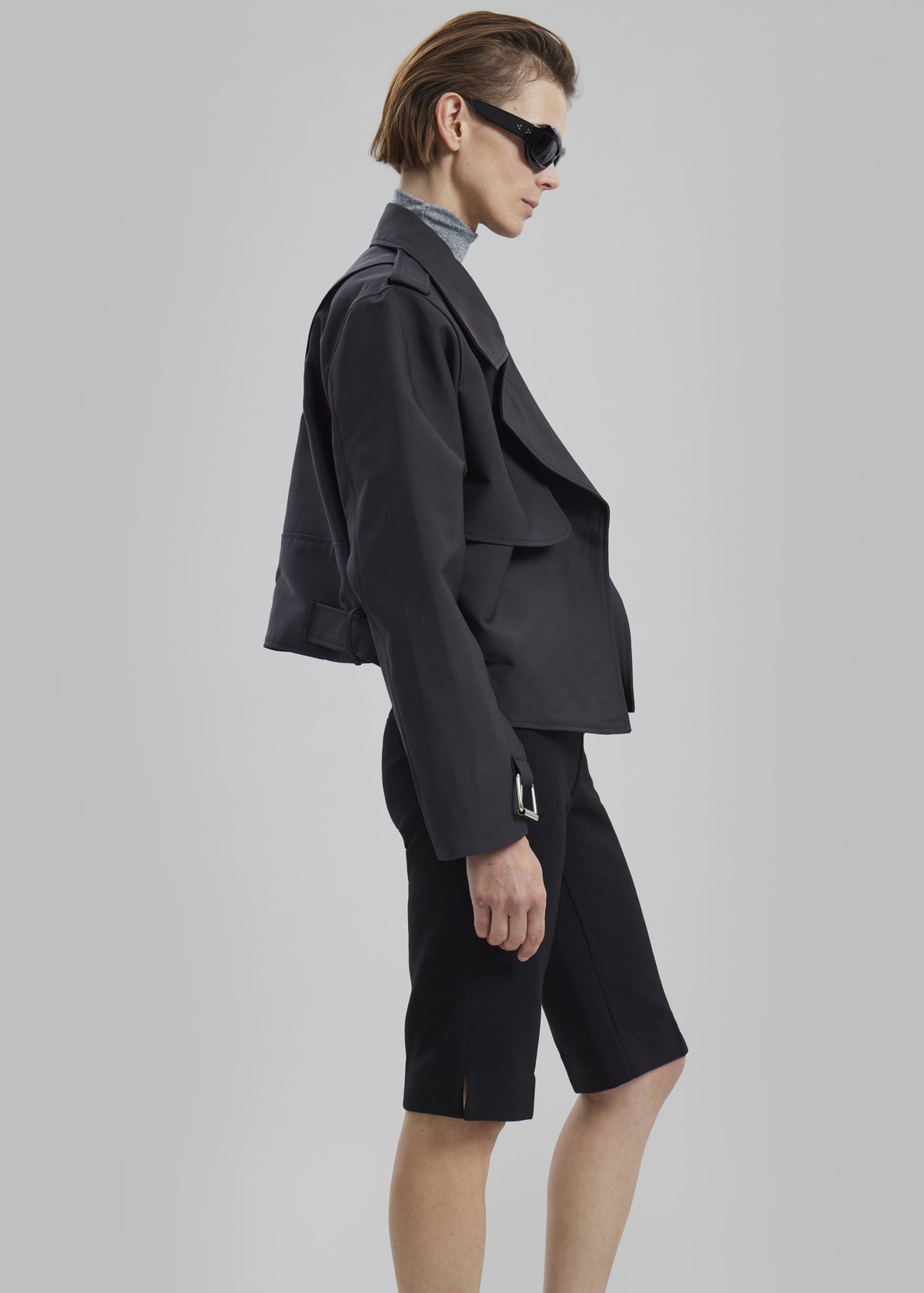 Max Short Trench - Black - 3