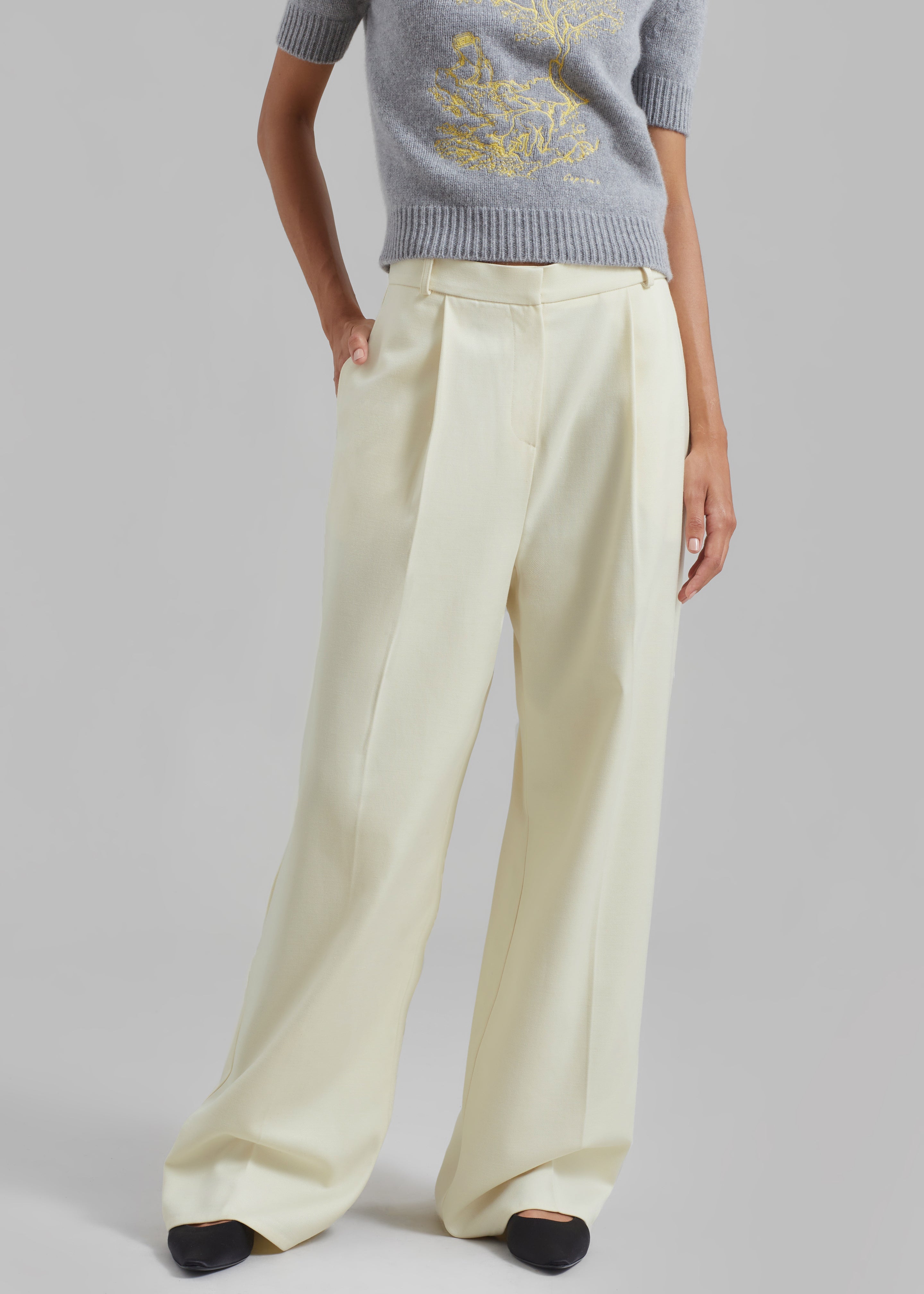 Maya Trousers - Cream - 7