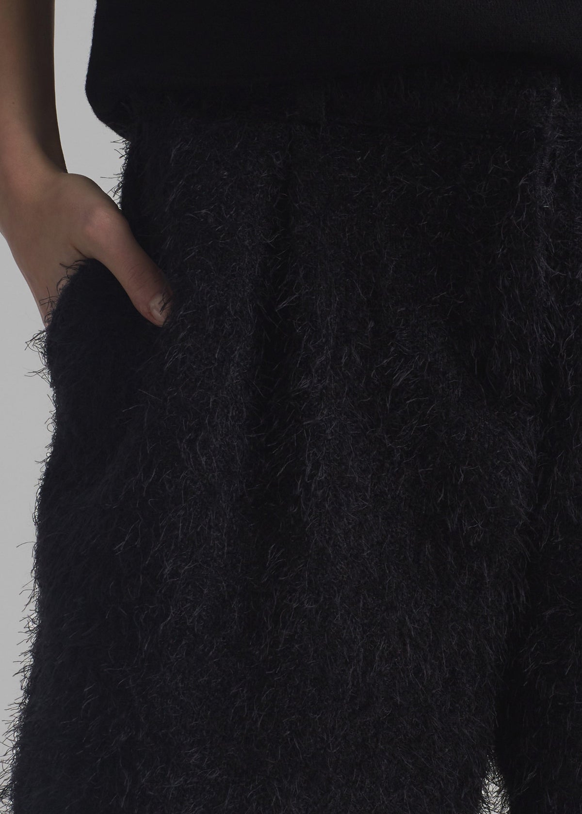 Millie Fluffy Pants - Black - 8