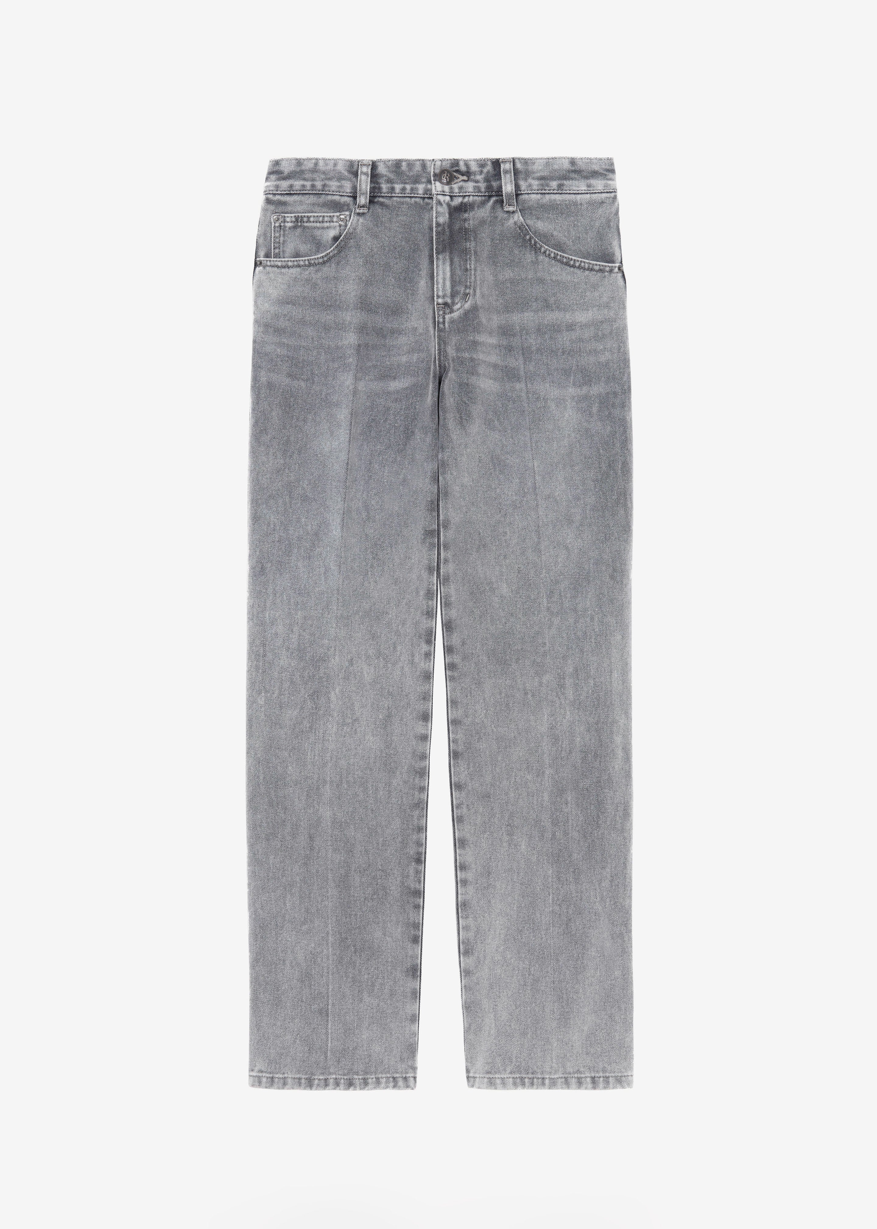 Montrose Straight Leg Jeans - Grey Wash - 10