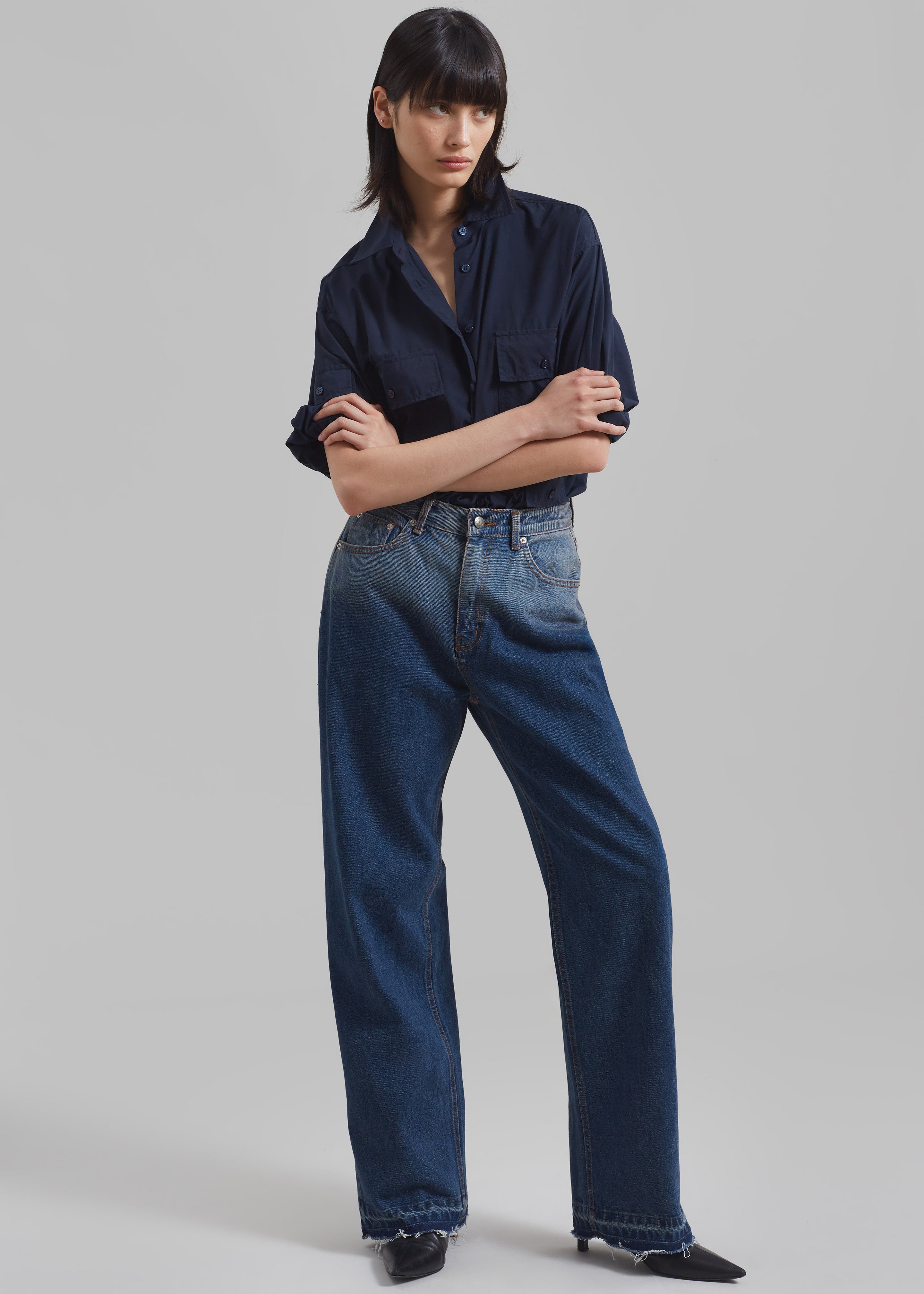 Myla Ombre Jeans - Medium Wash - 1
