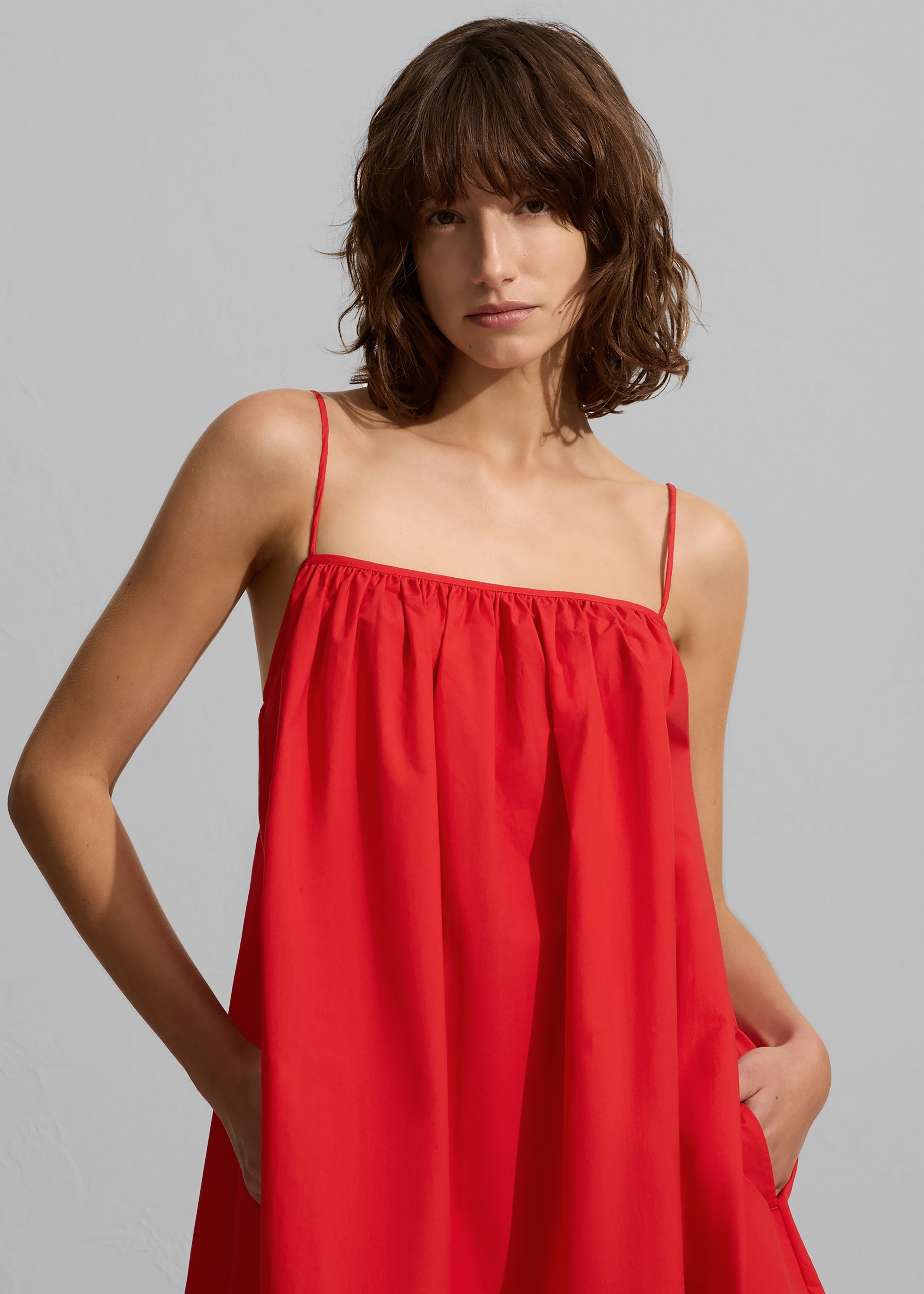 Matteau Voluminous Cami Mini Dress - Rosso - 2