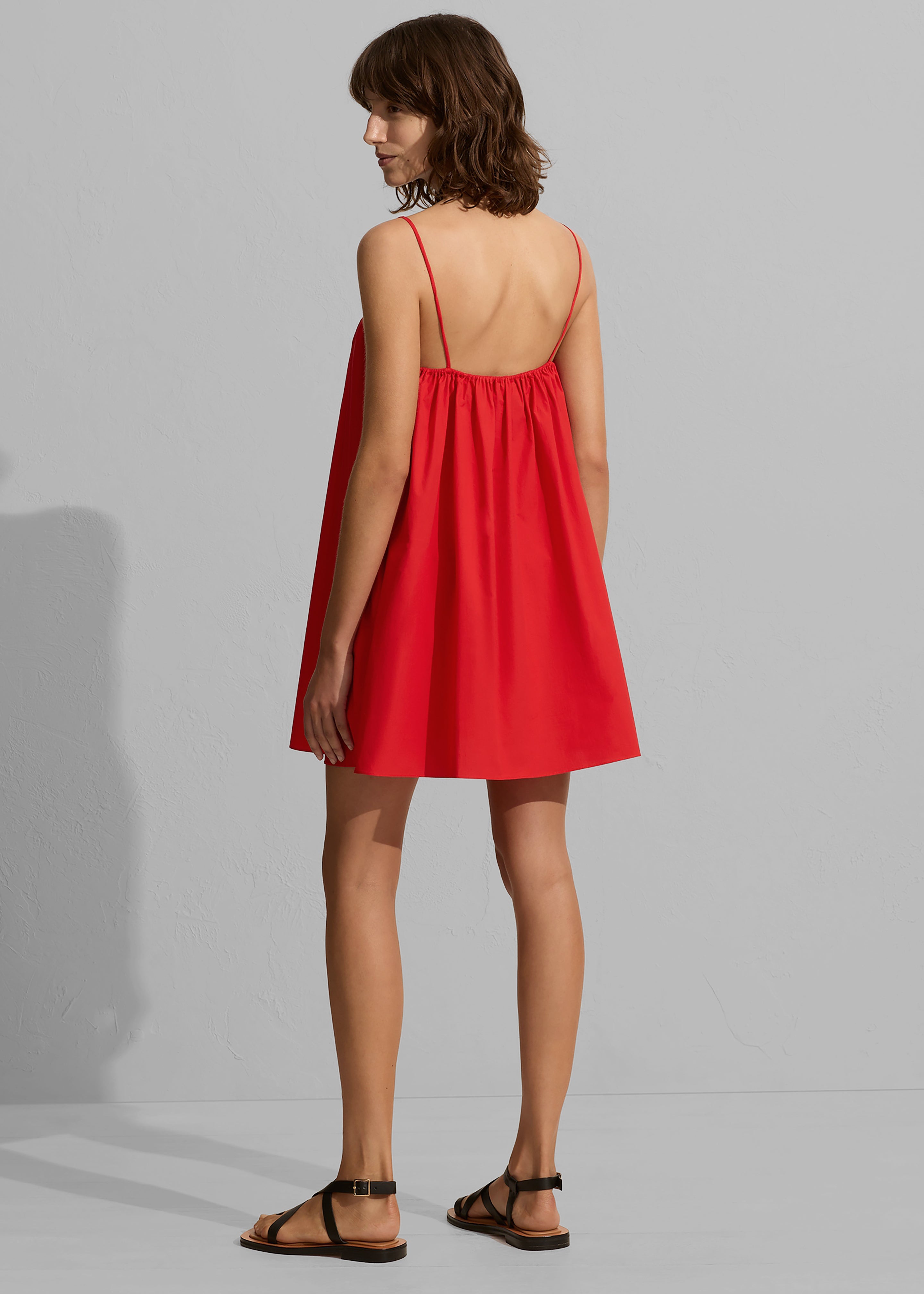 Matteau Voluminous Cami Mini Dress - Rosso - 4