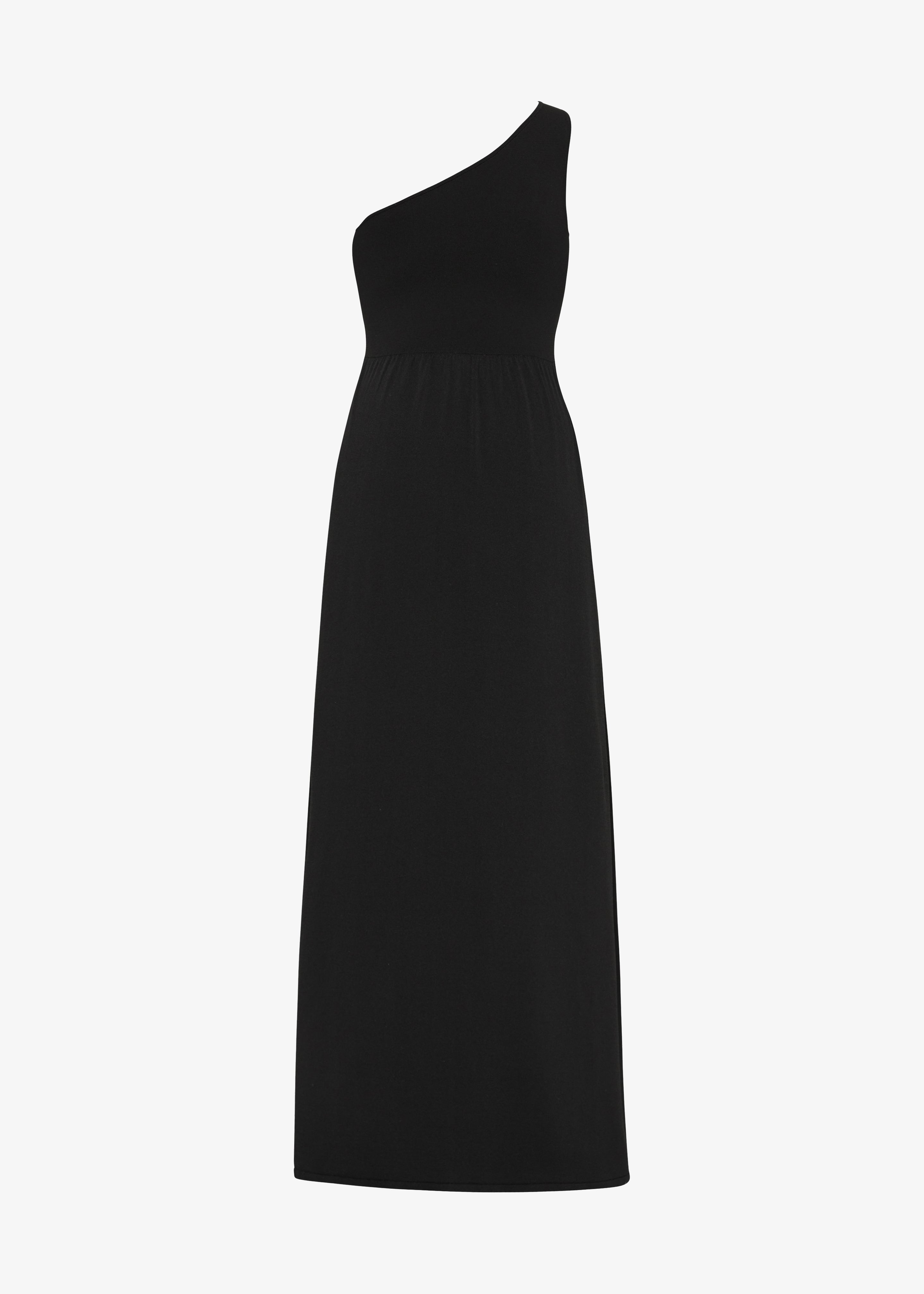 Matteau Asymmetric Knit Dress - Black - 5