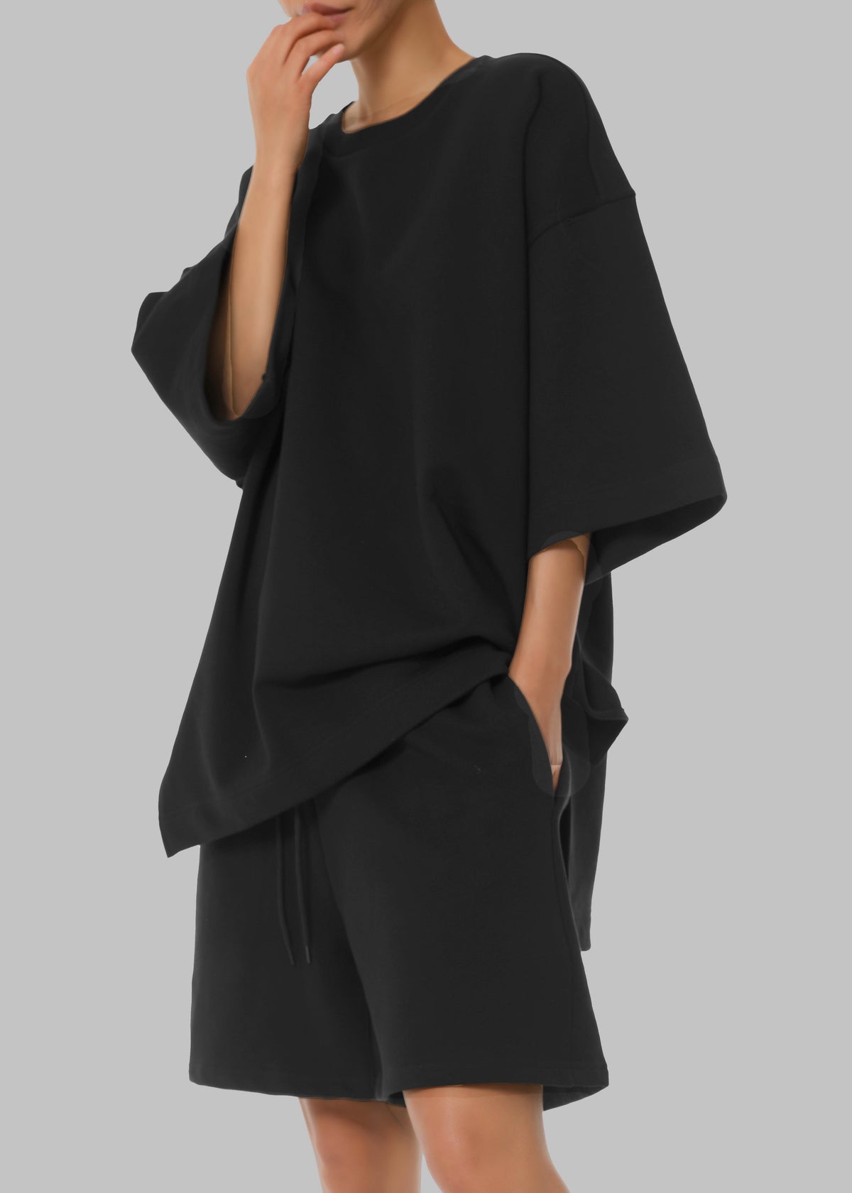 Memphis Fleece Set - Black - 2