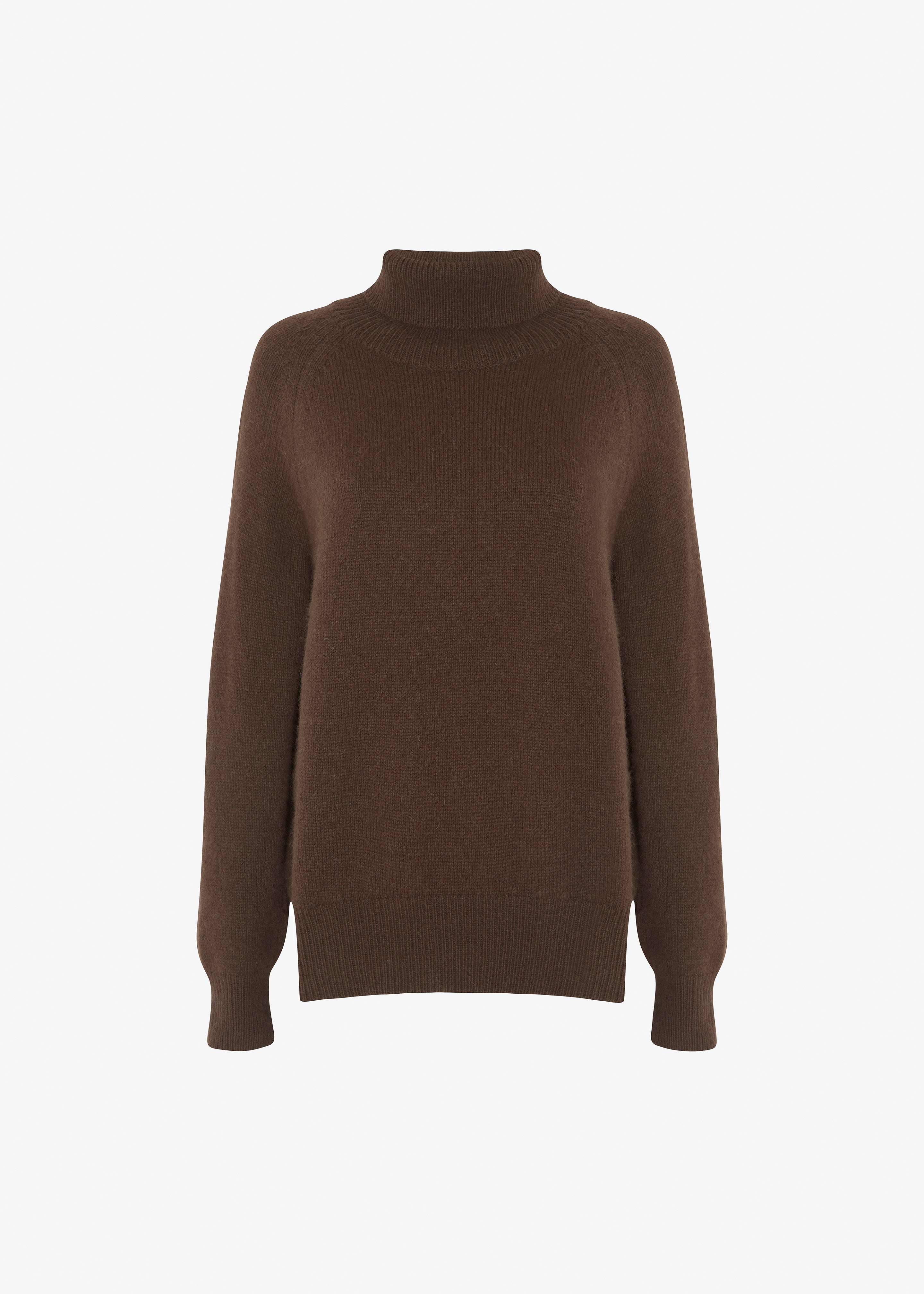 Moreen Turtleneck Sweater - Brown - 8