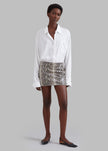 Nairobi Mini Skirt - Grey Python