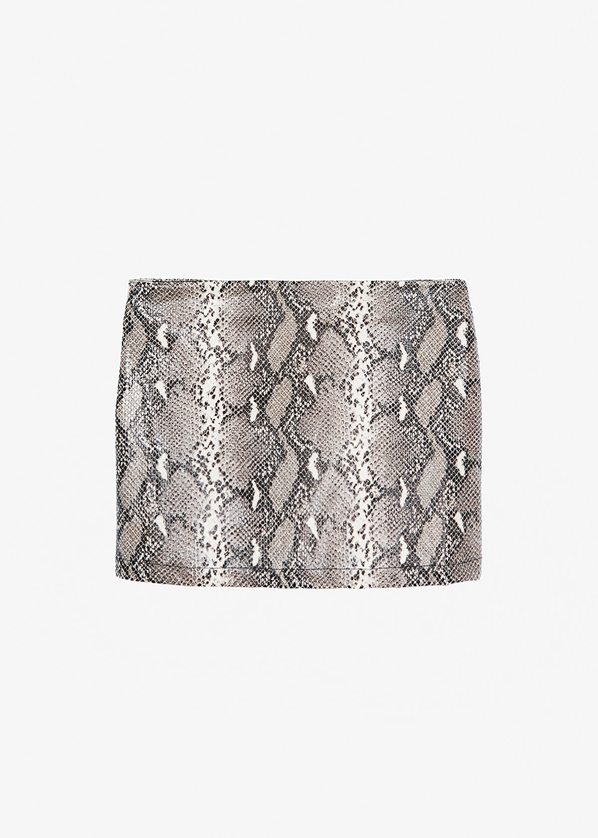 Nairobi Mini Skirt - Grey Python - 6