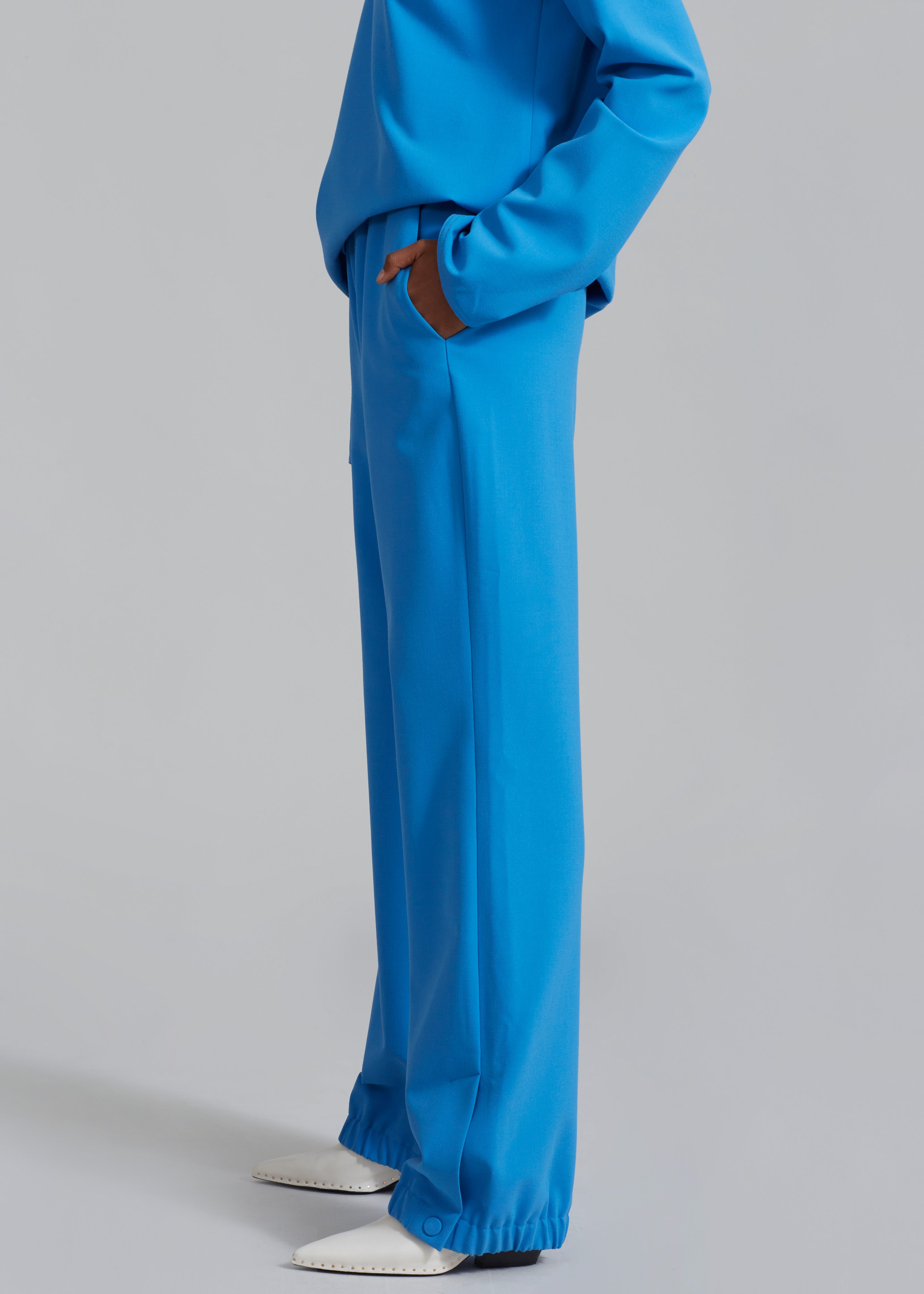 Nanushka Nicia Elasticated Trouser - Electric Blue - 2