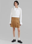 Nyra Pleated Skirt - Camel