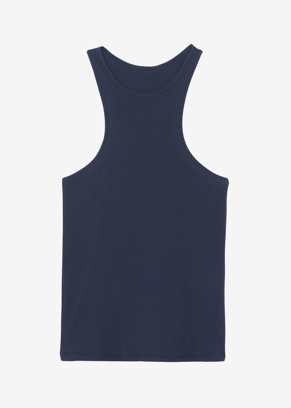 Ophelia Rib Tank Top - Navy - 8