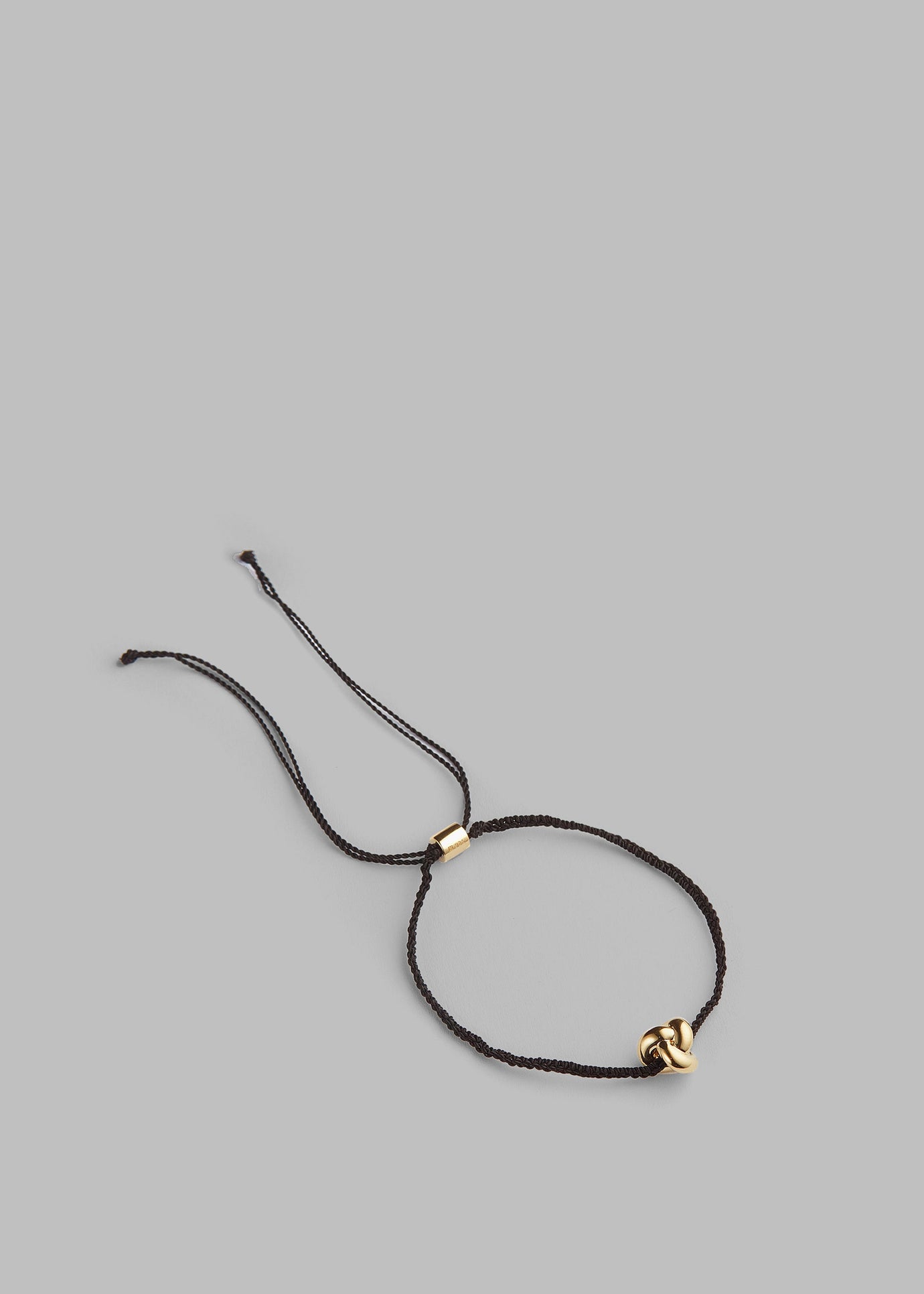 Otiumberg Knot Cord Bracelet - Gold Vermeil