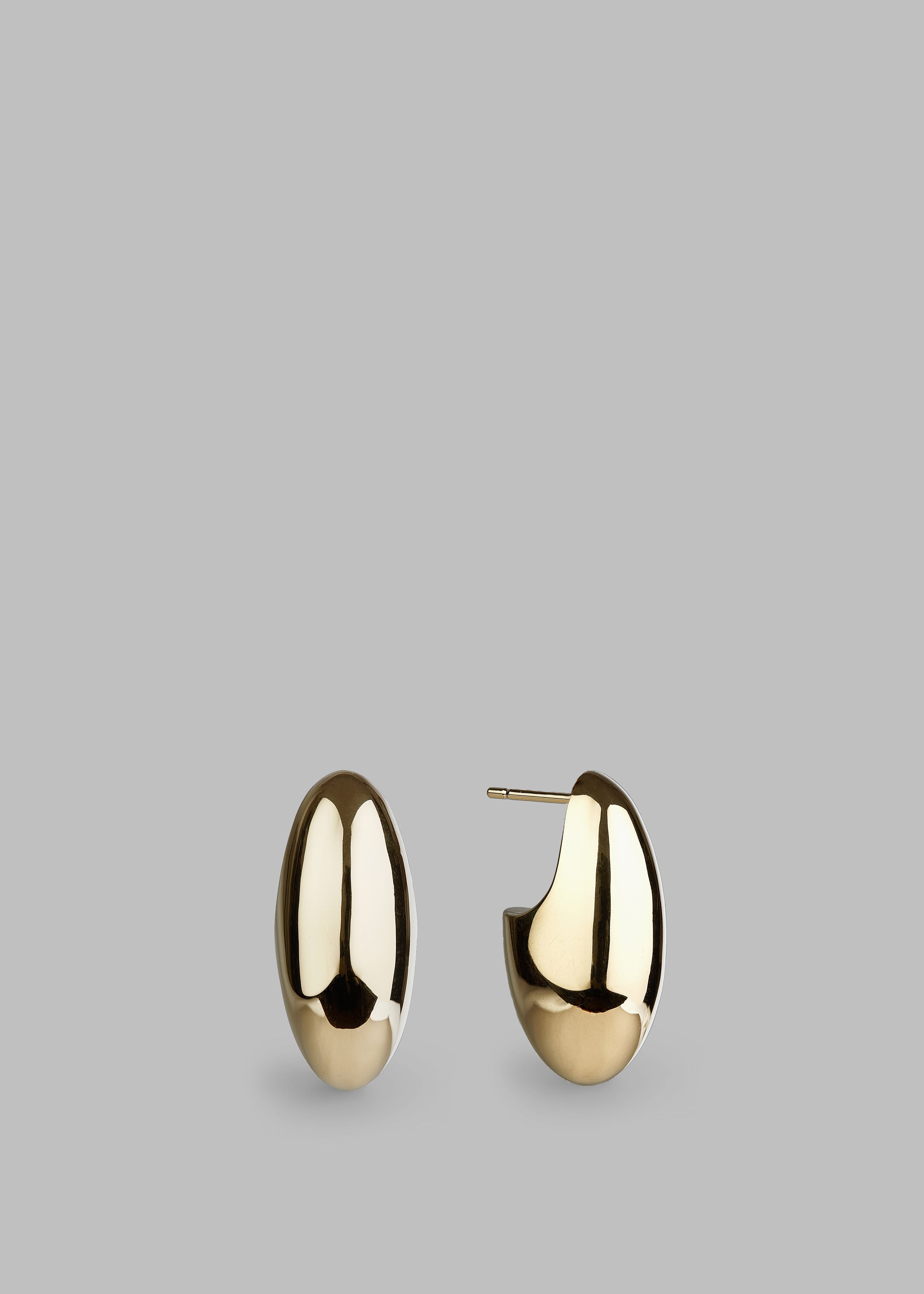 Otiumberg Pebble Stud Earrings - Gold Vermeil - 1