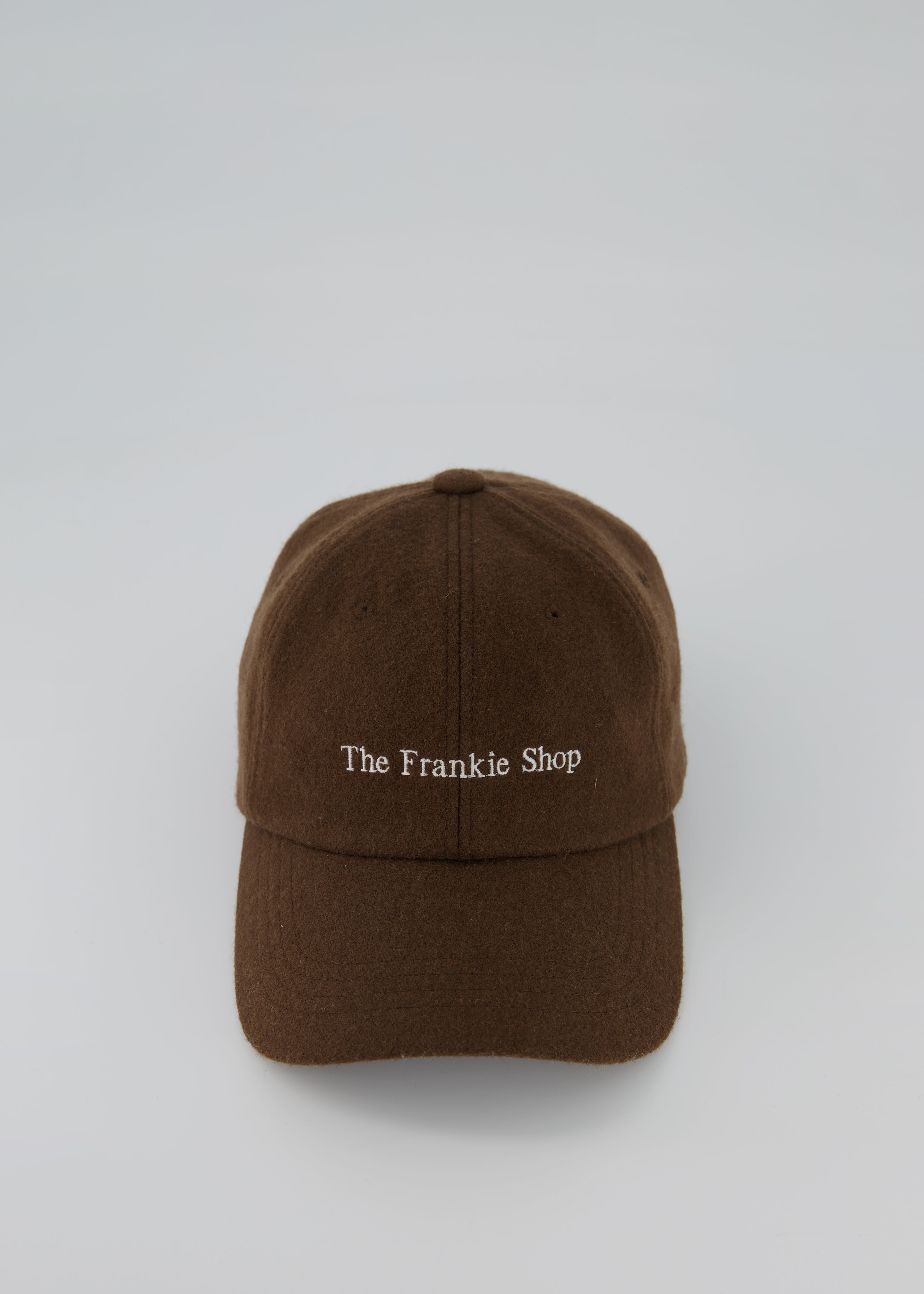 Frankie Wool Baseball Cap - Chocolate - 1