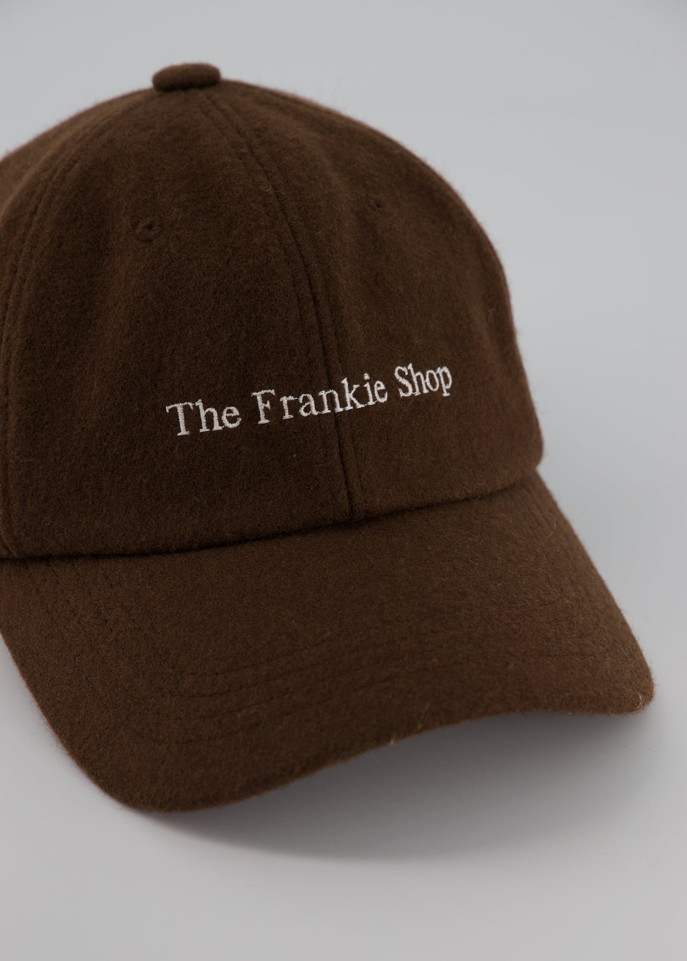Frankie Wool Baseball Cap - Chocolate - 1