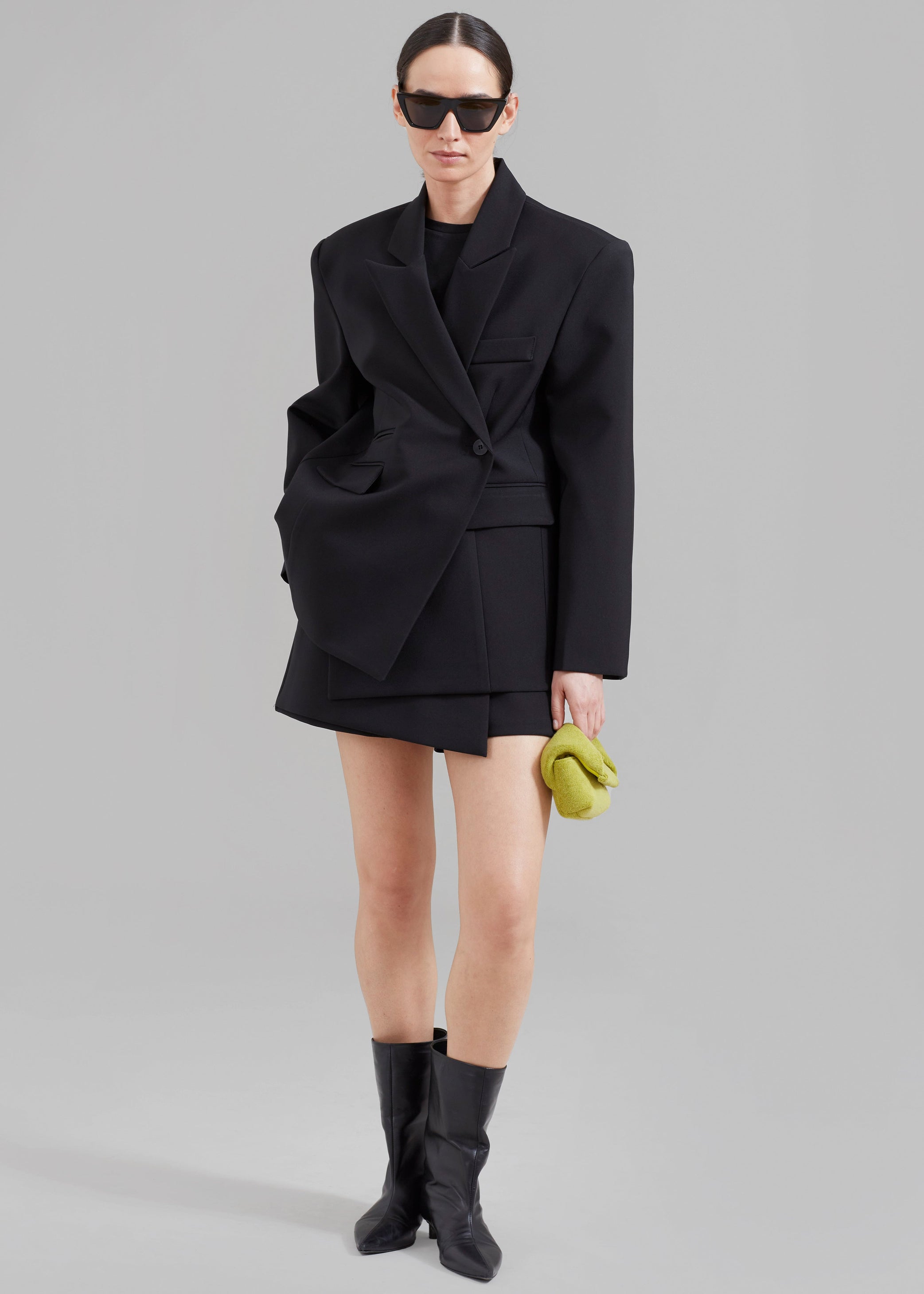 Shop the look image for Paige Wrap Skort - Black