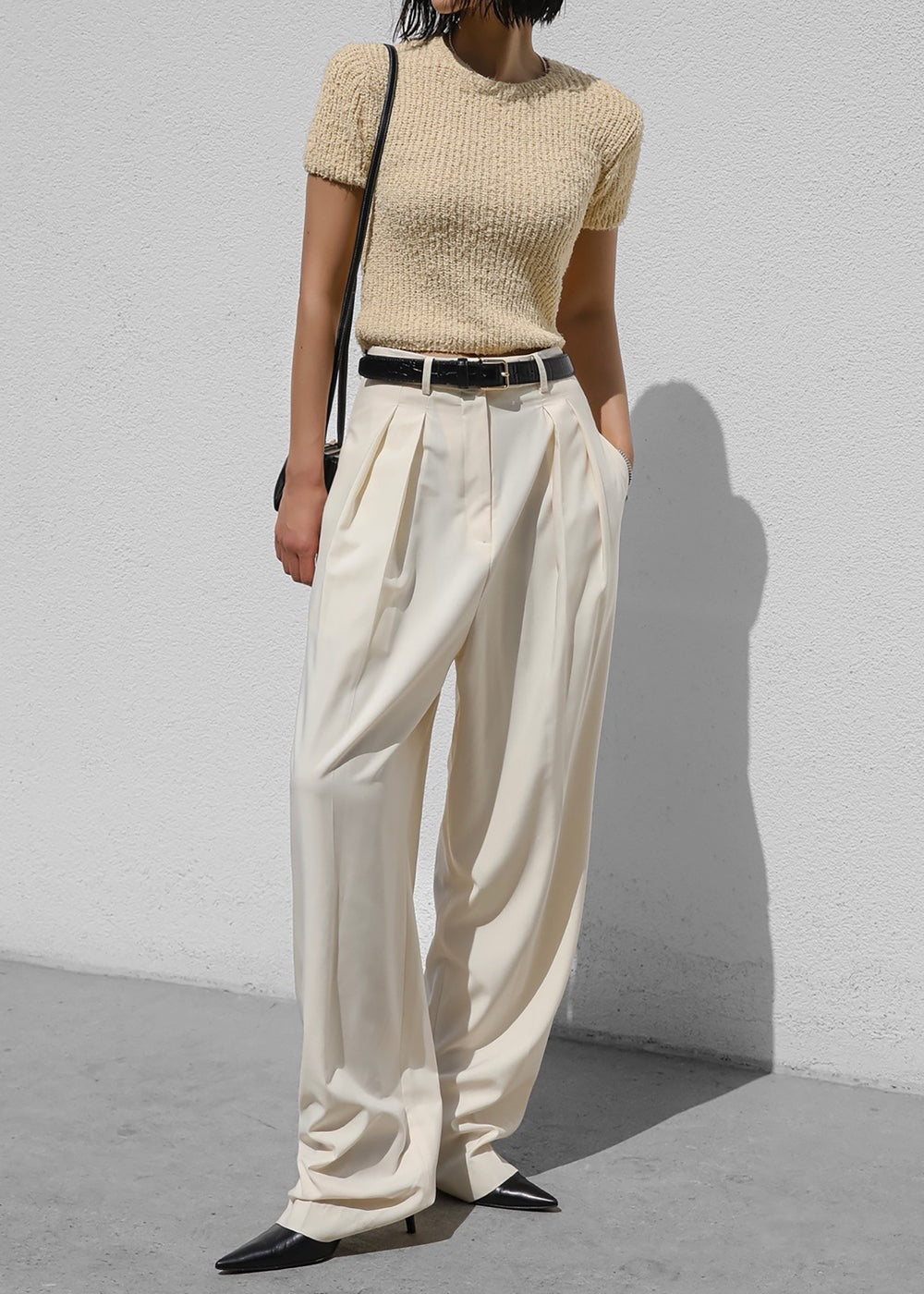Pamela Trousers - Cornsilk - 1